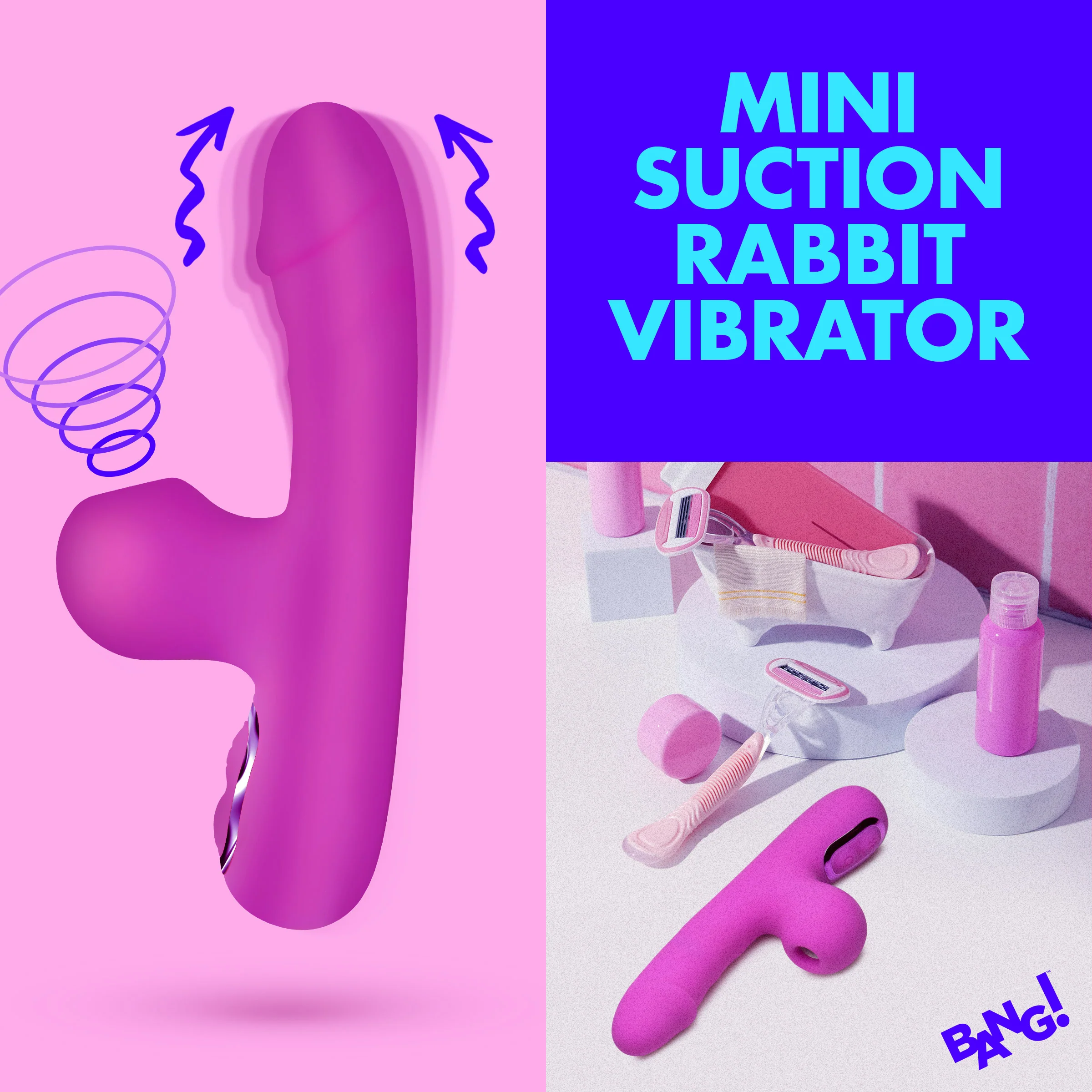 Mini Suction Rabbit Vibrator - Image 2