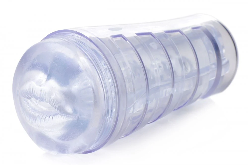 Mistress Courtney Diamond Deluxe Clear Mouth Stroker - Image 5