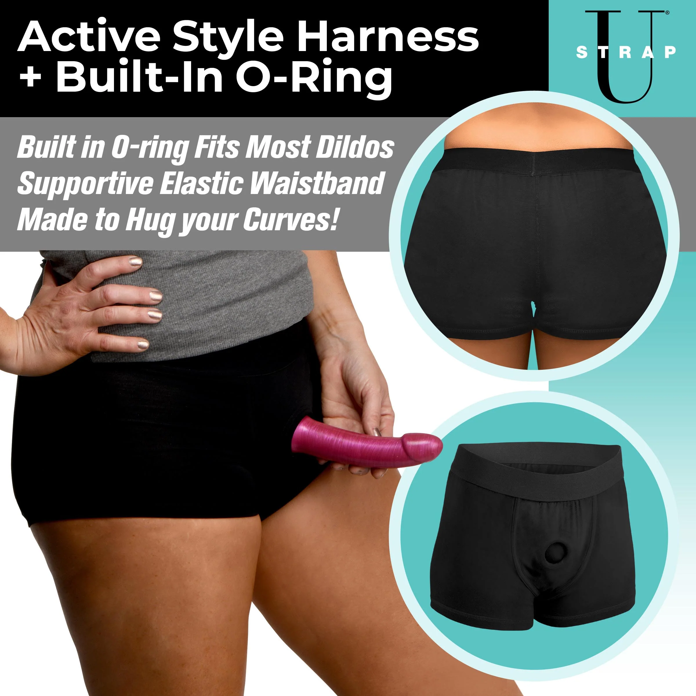 Mod Strap On Style Harness with Built In O Ring - Image 7