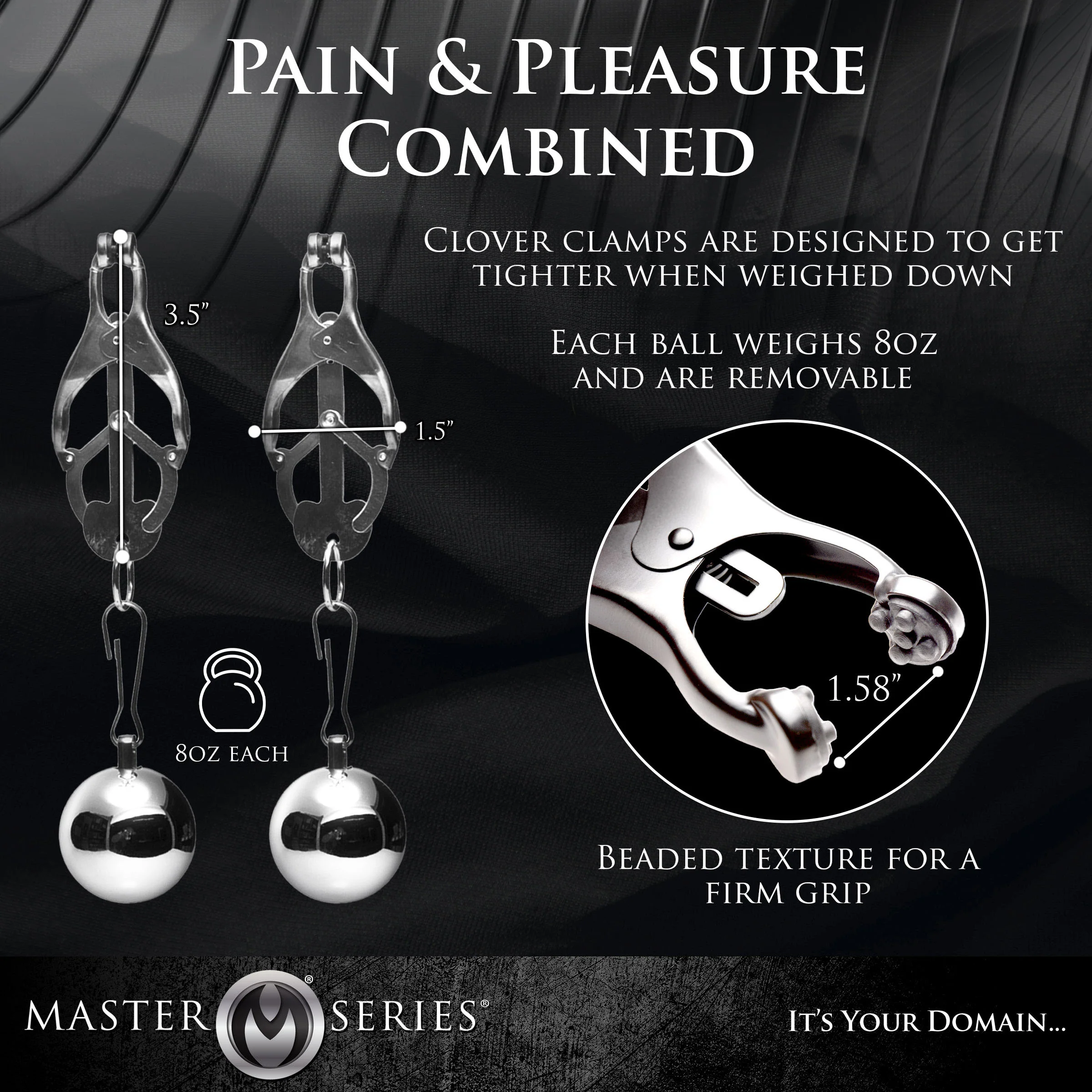Monarch Weighted Nipple Clamps - Image 5
