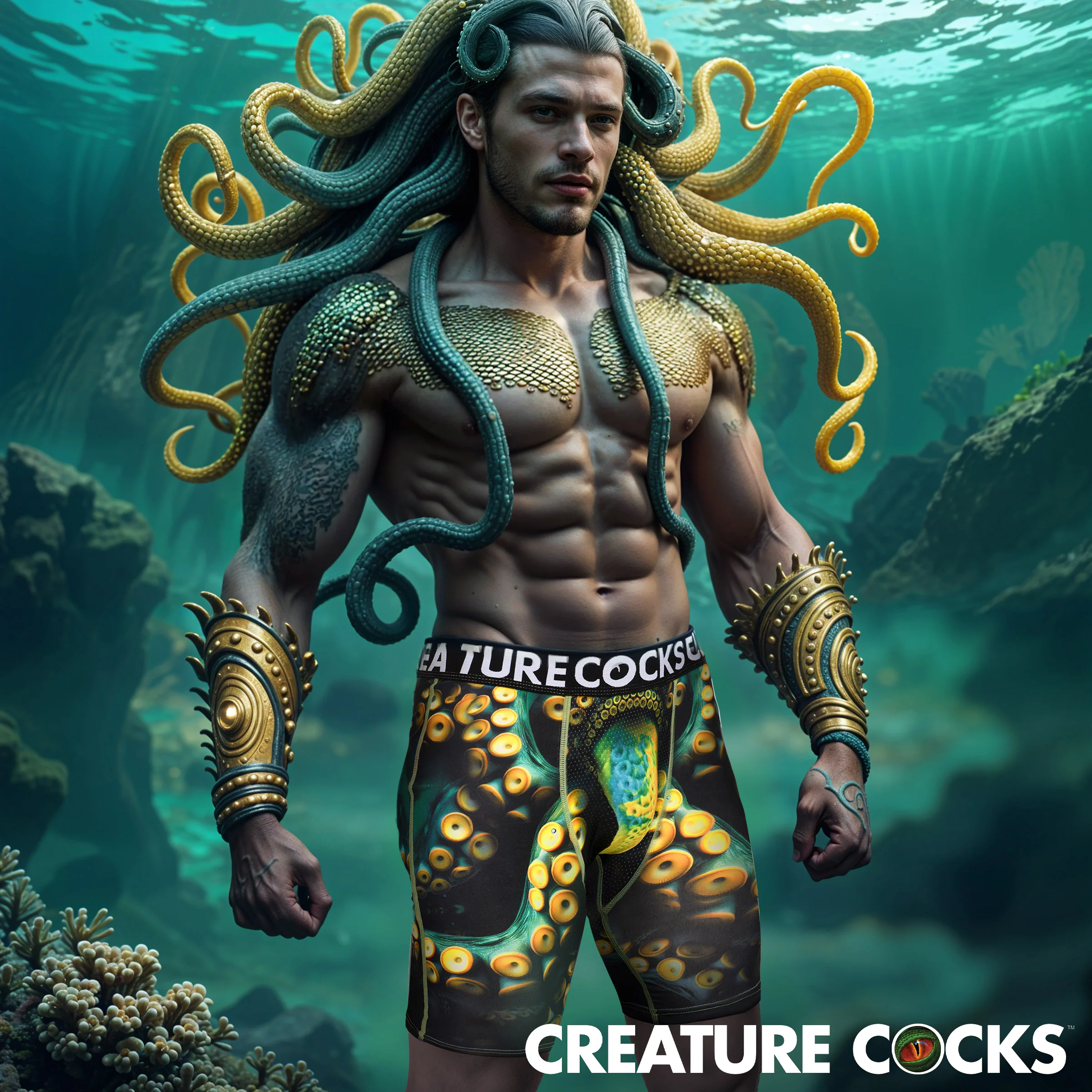 Monstropus Tentacled Monster Boxer Shorts - Image 2