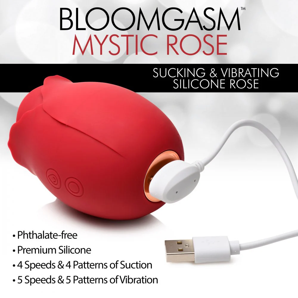 Mystic Rose Sucking and Vibrating Silicone Rose - Image 2