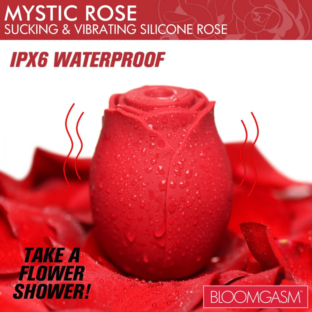 Mystic Rose Sucking and Vibrating Silicone Rose - Image 4