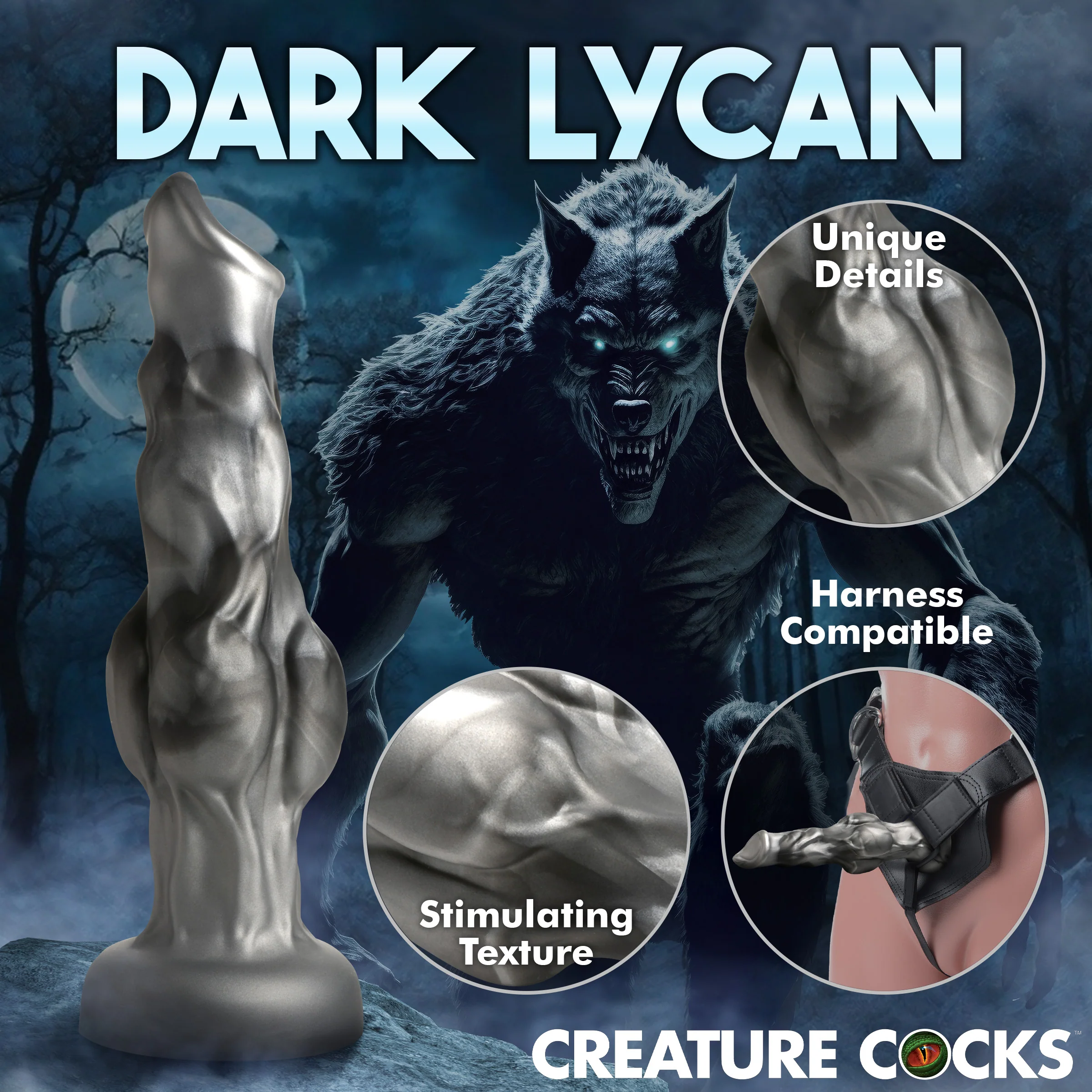 Night Prowler Silicone Dildo - Image 6