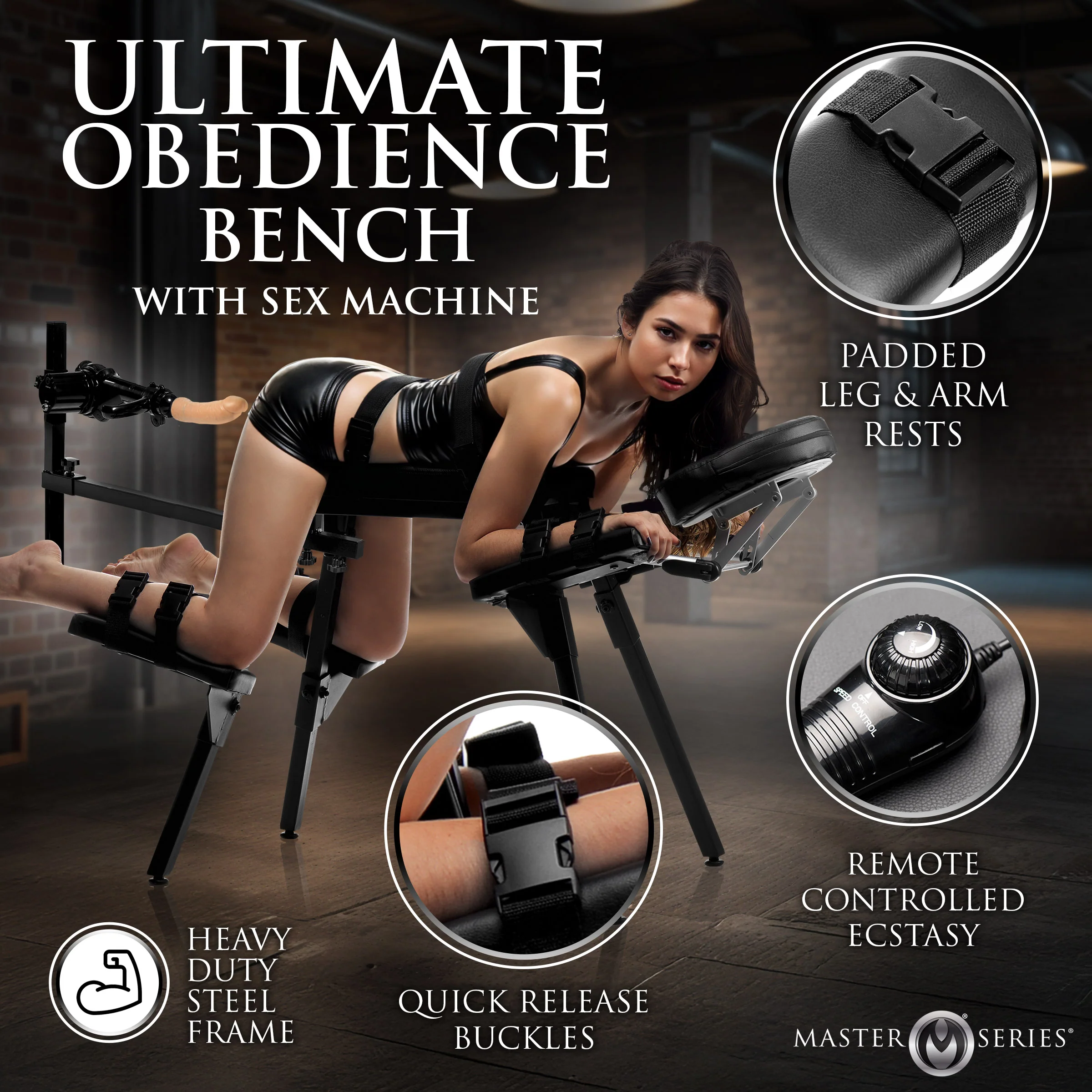 Obedience Chair with Sex Machine - Image 2