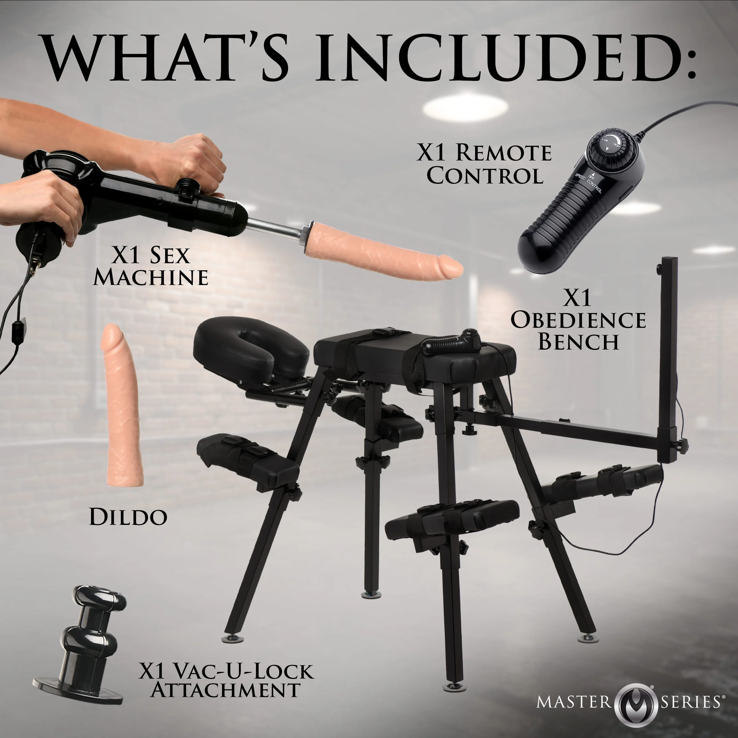 Obedience Chair with Sex Machine - Image 7