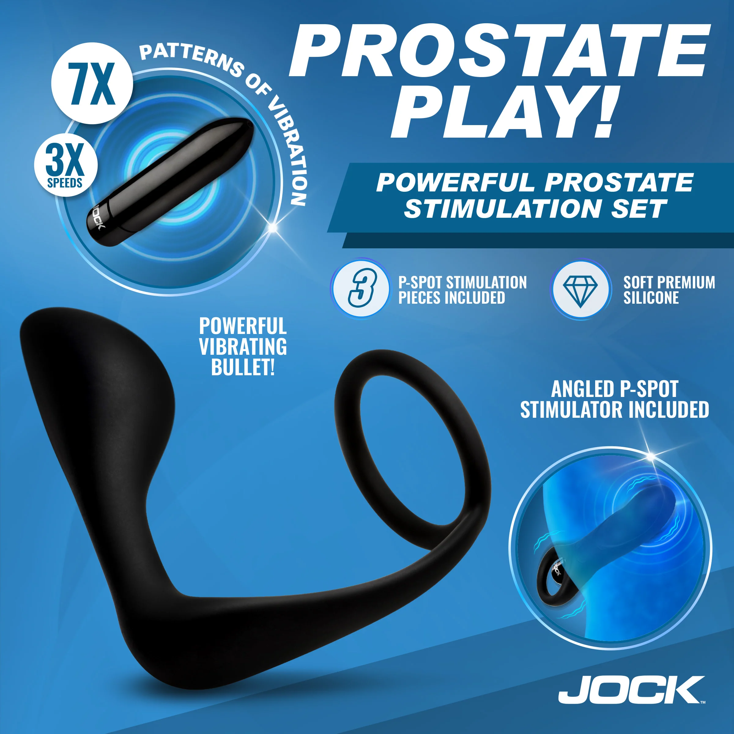 P-Spotter Silicone Prostate Vibrator Set - Image 2