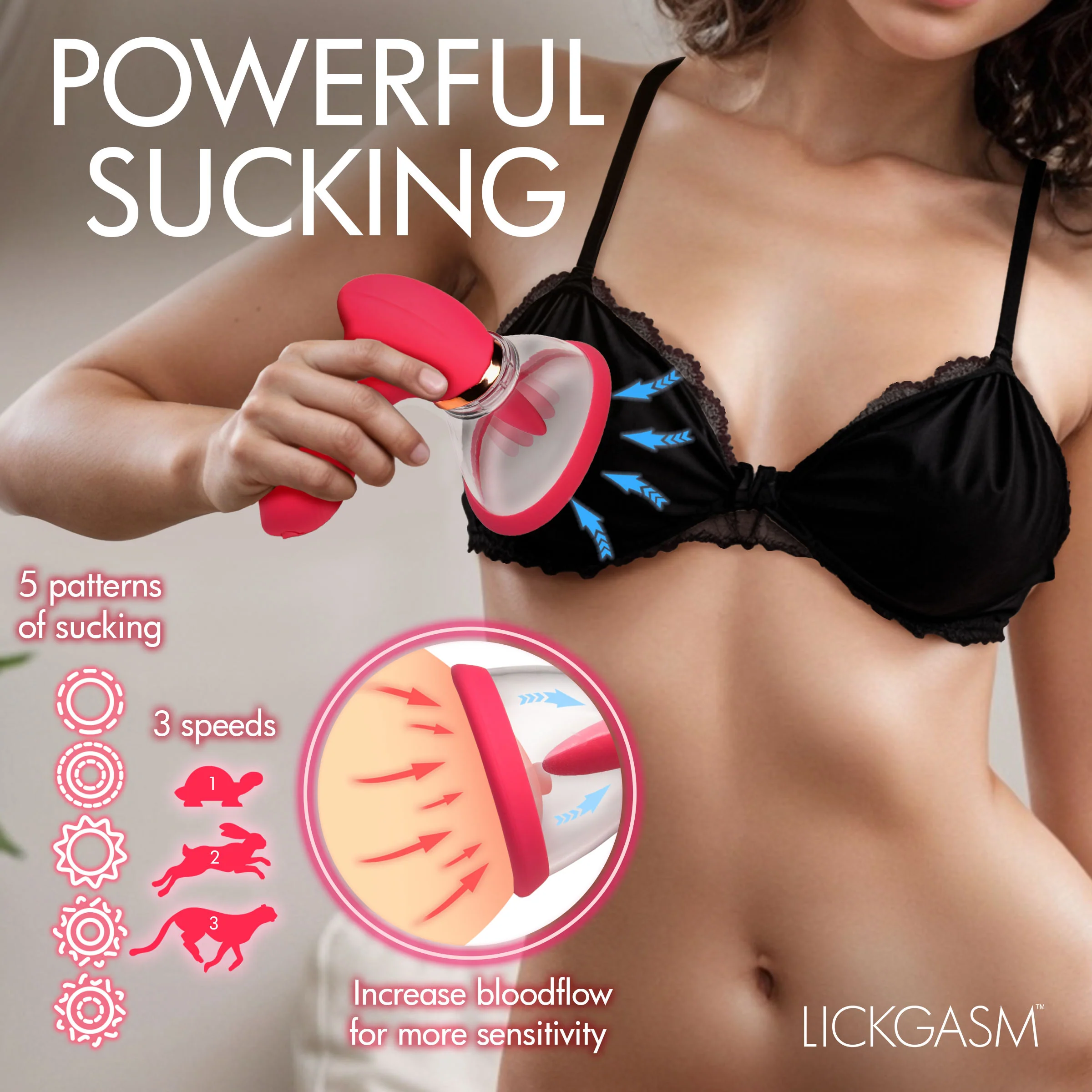 Plump Pleasure Licking & Sucking Clitoral Stimulator - Image 4
