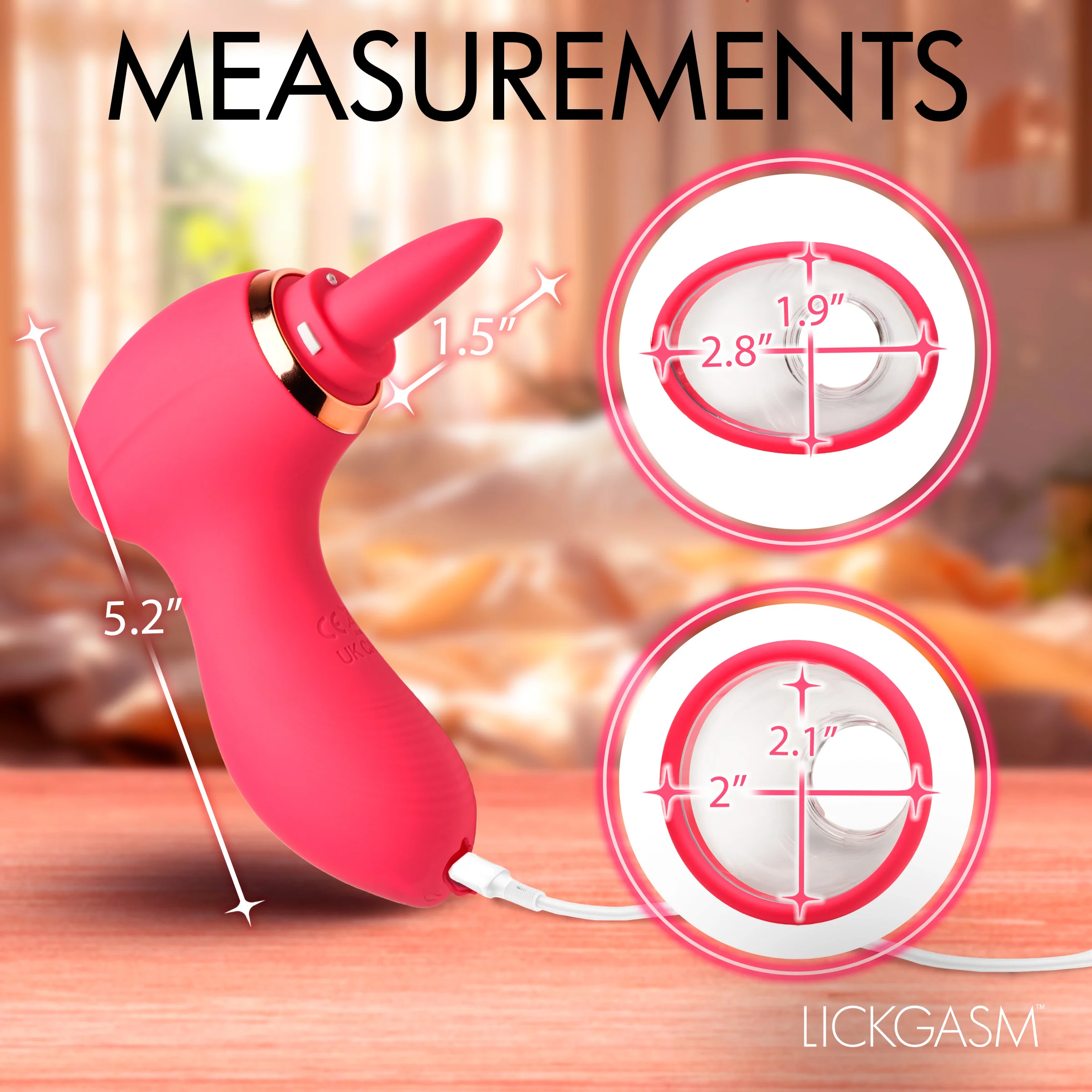 Plump Pleasure Licking & Sucking Clitoral Stimulator - Image 6