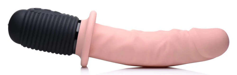 Power Pounder Vibrating and Thrusting Silicone Dildo - Image 4