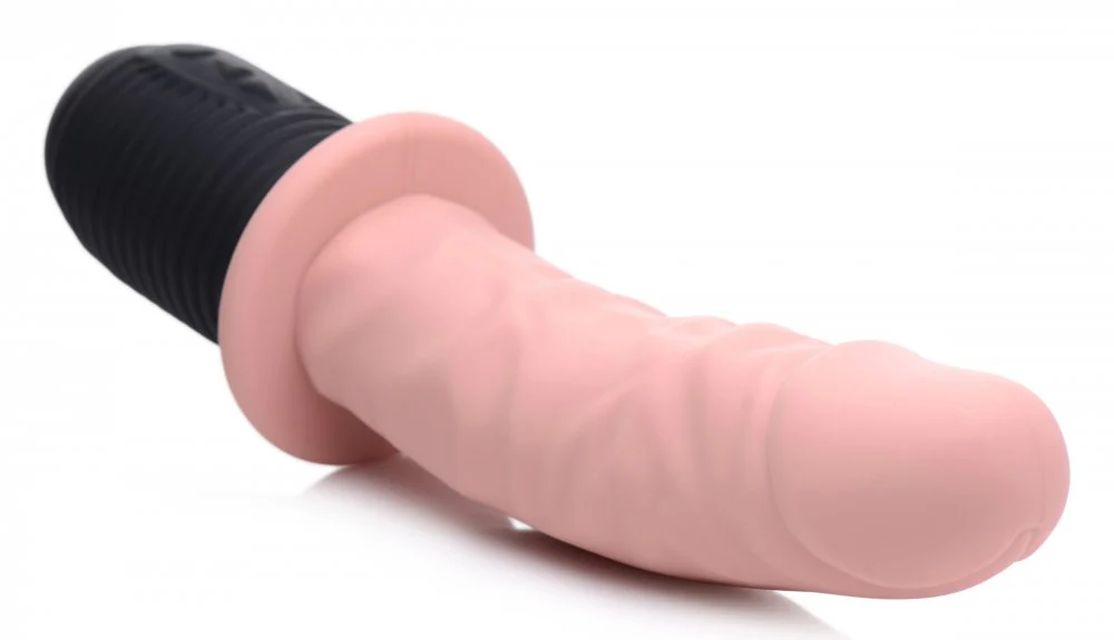 Power Pounder Vibrating and Thrusting Silicone Dildo - Image 5