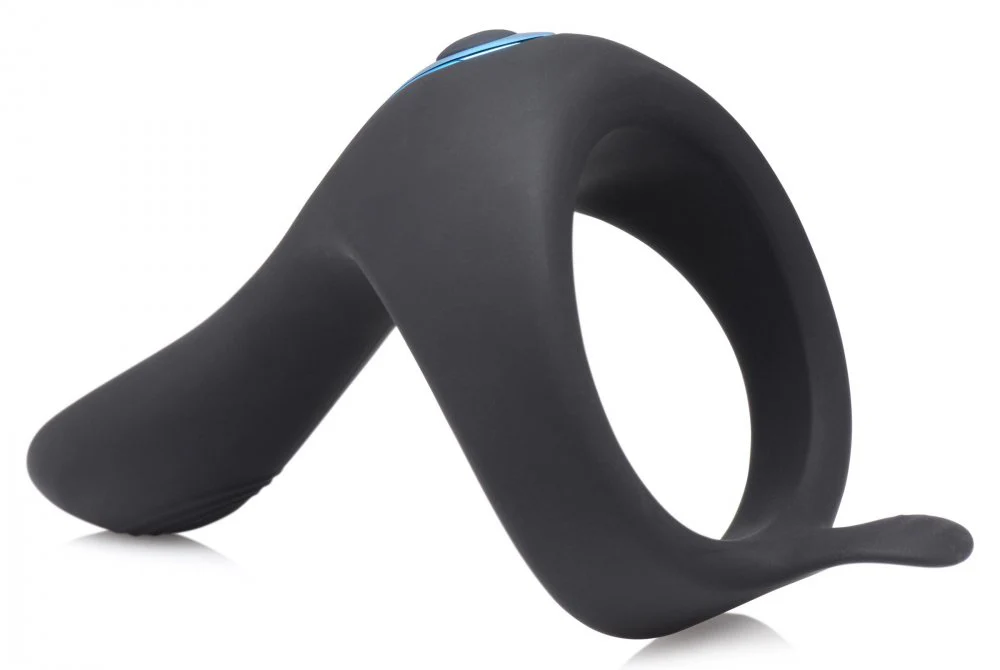 Power Taint 7X Silicone Cock and Ball Ring with Remote - Image 5