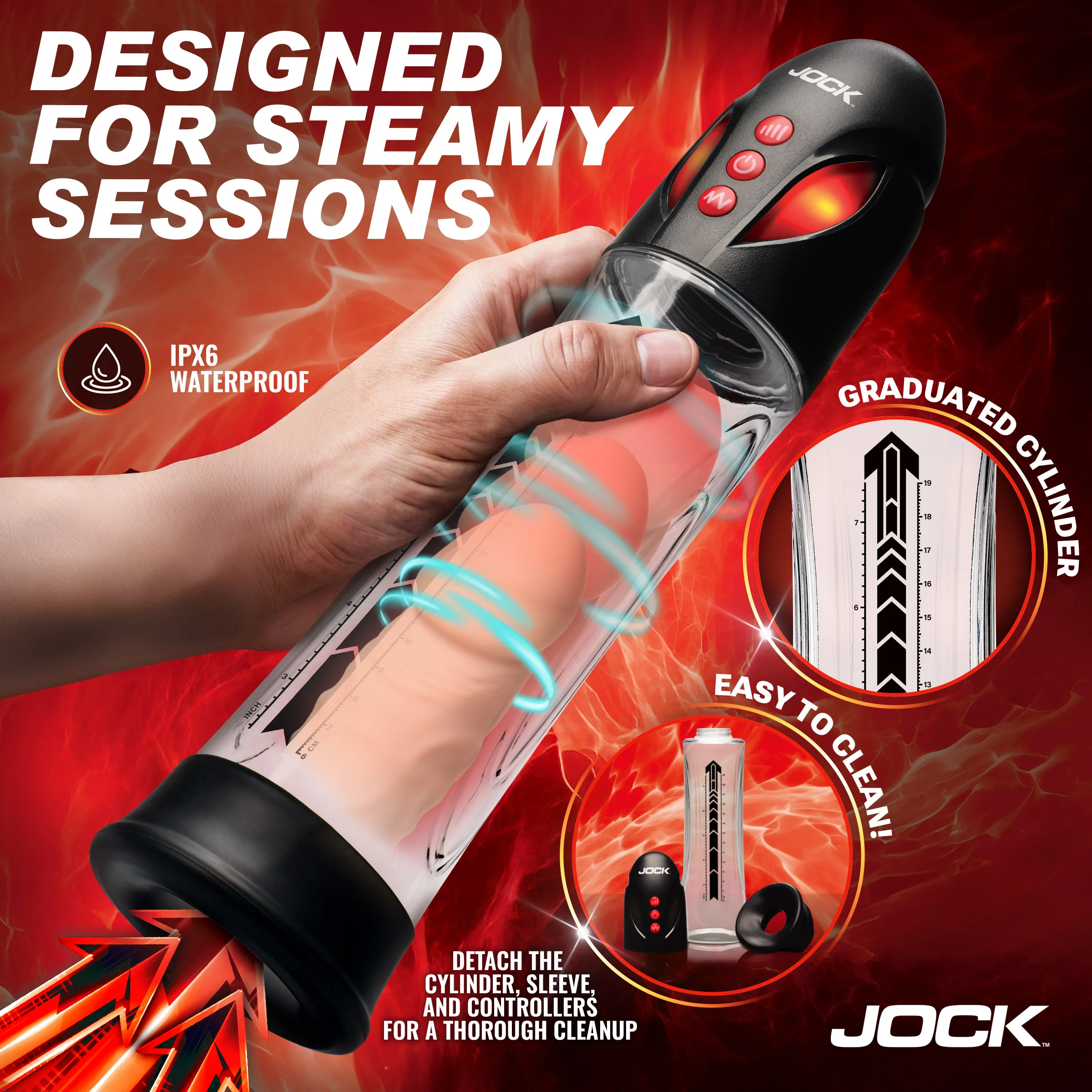 Power Up Automatic Waterproof Penis Pump - Image 5