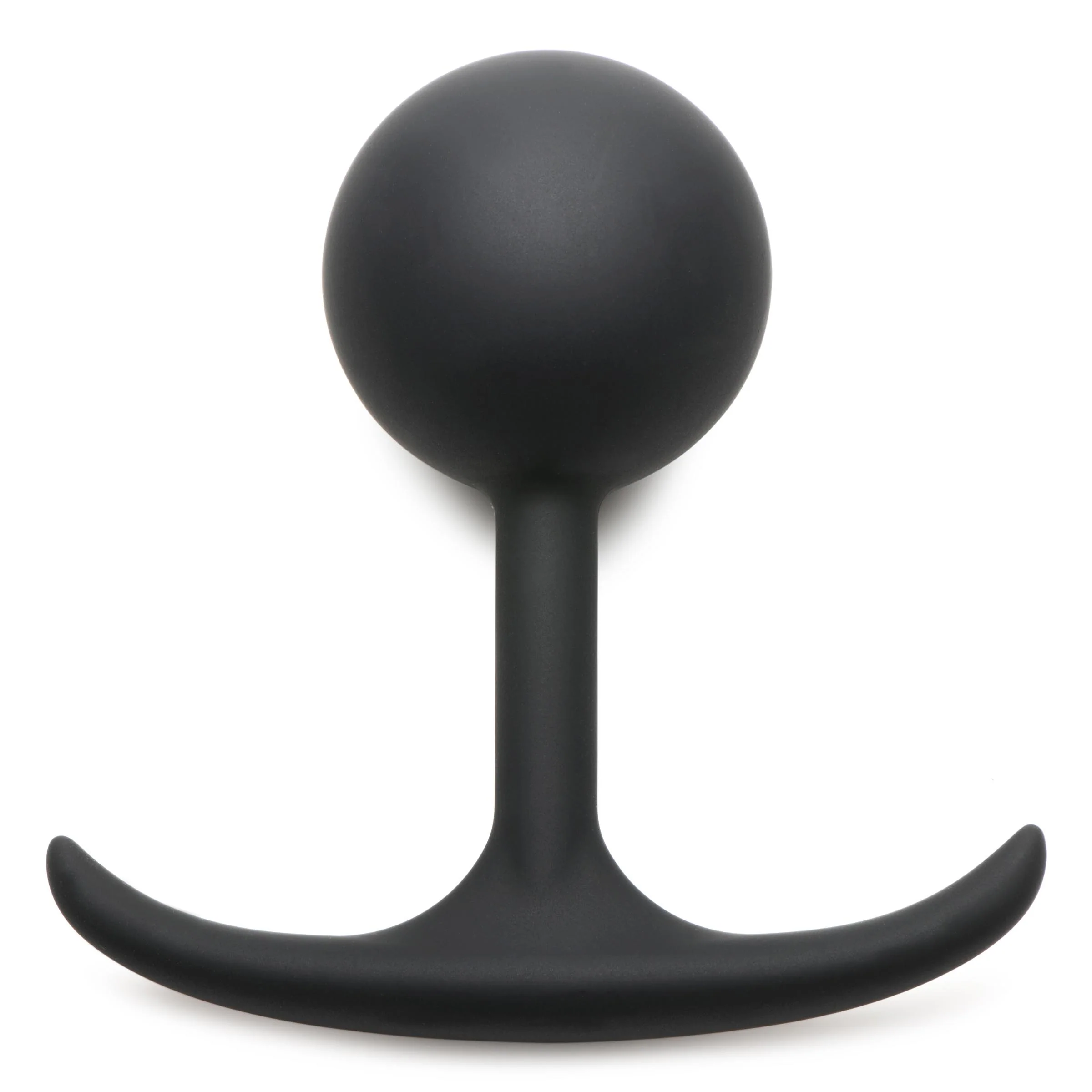 Premium Silicone Weighted Anal Plug (Round) - Image 3