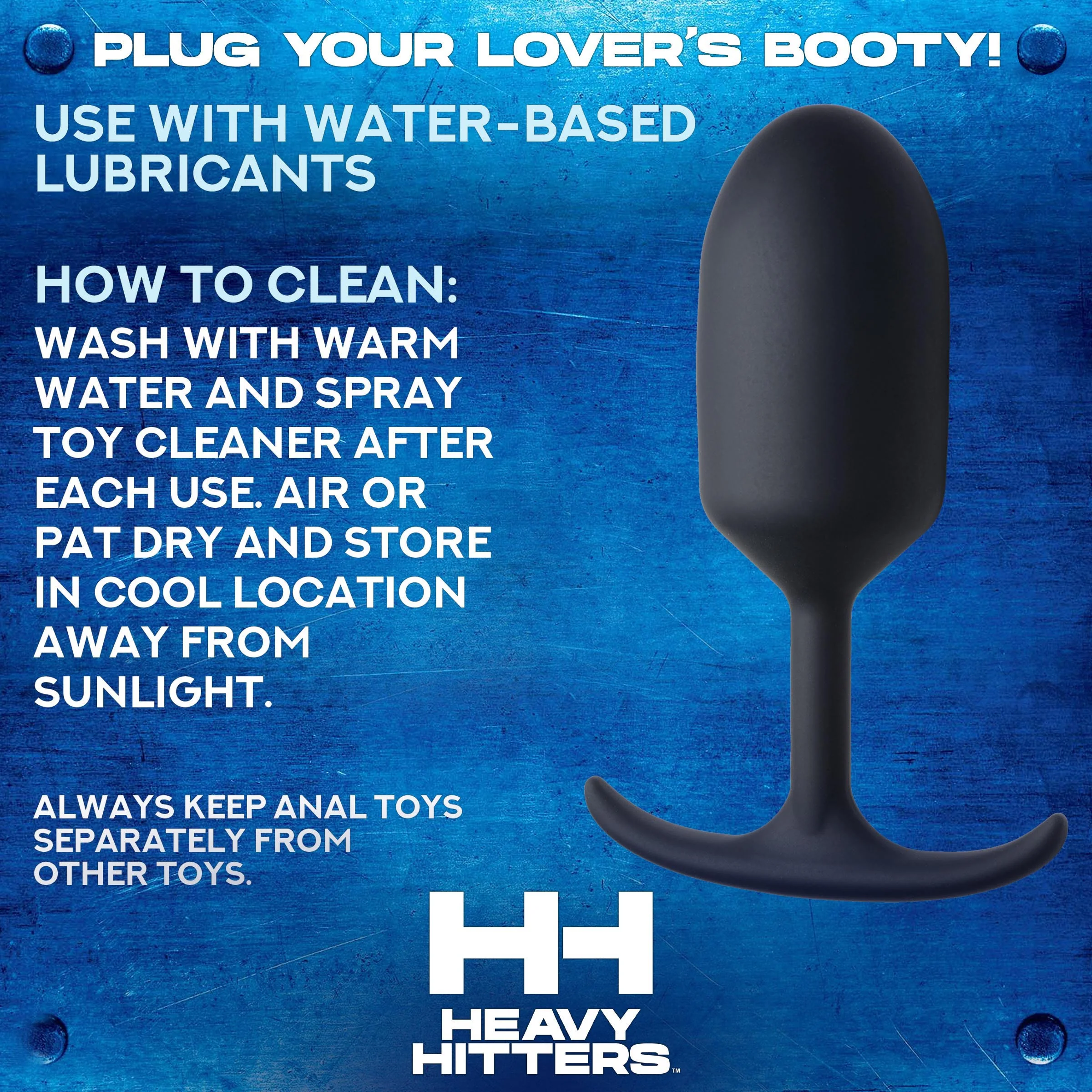 Premium Silicone Weighted Anal Plug - Image 6
