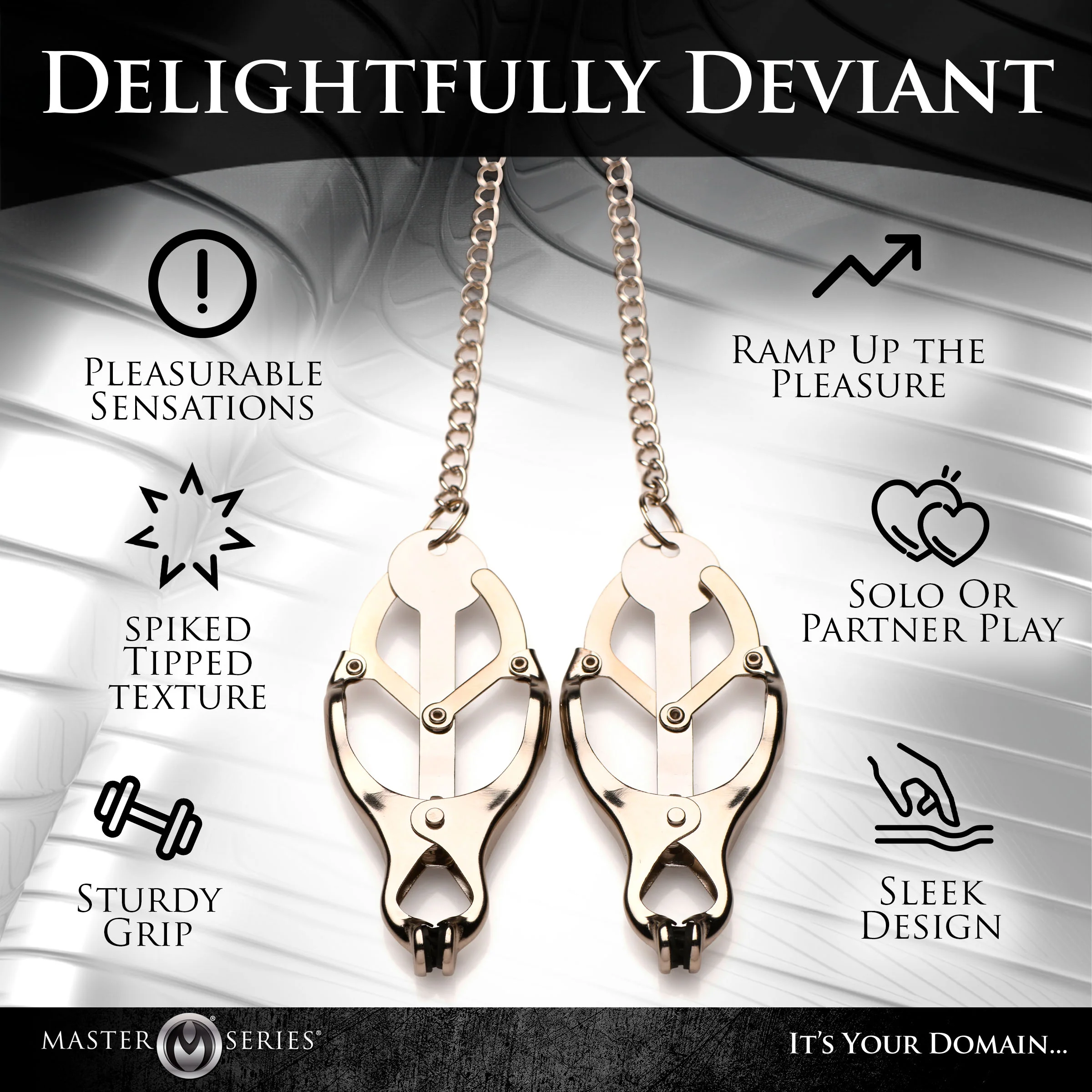 Primal Spiked Clover Nipple Clamps - Image 2