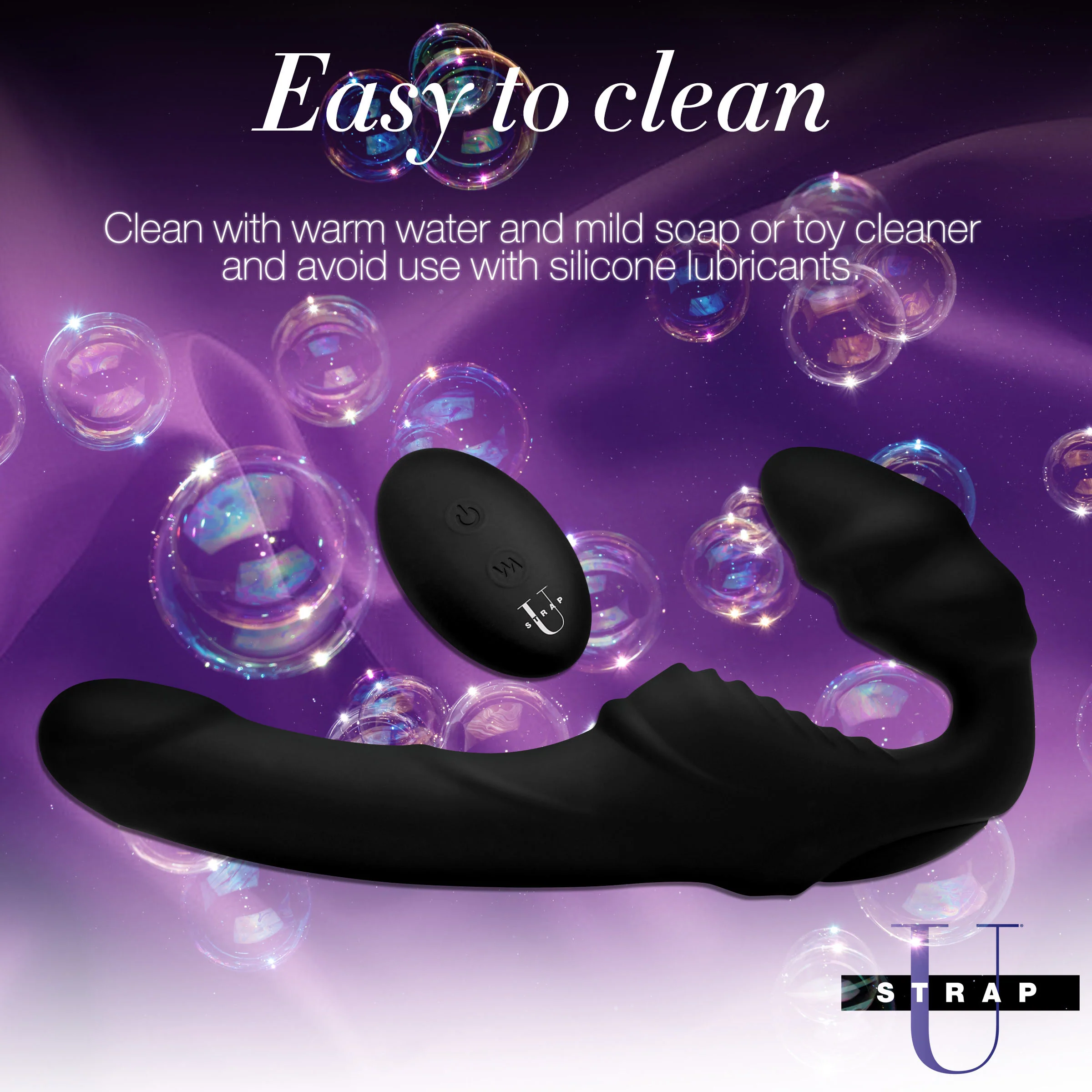 Pro Rider 9X Vibrating Silicone Strapless Strap On with Remote Control - Image 6