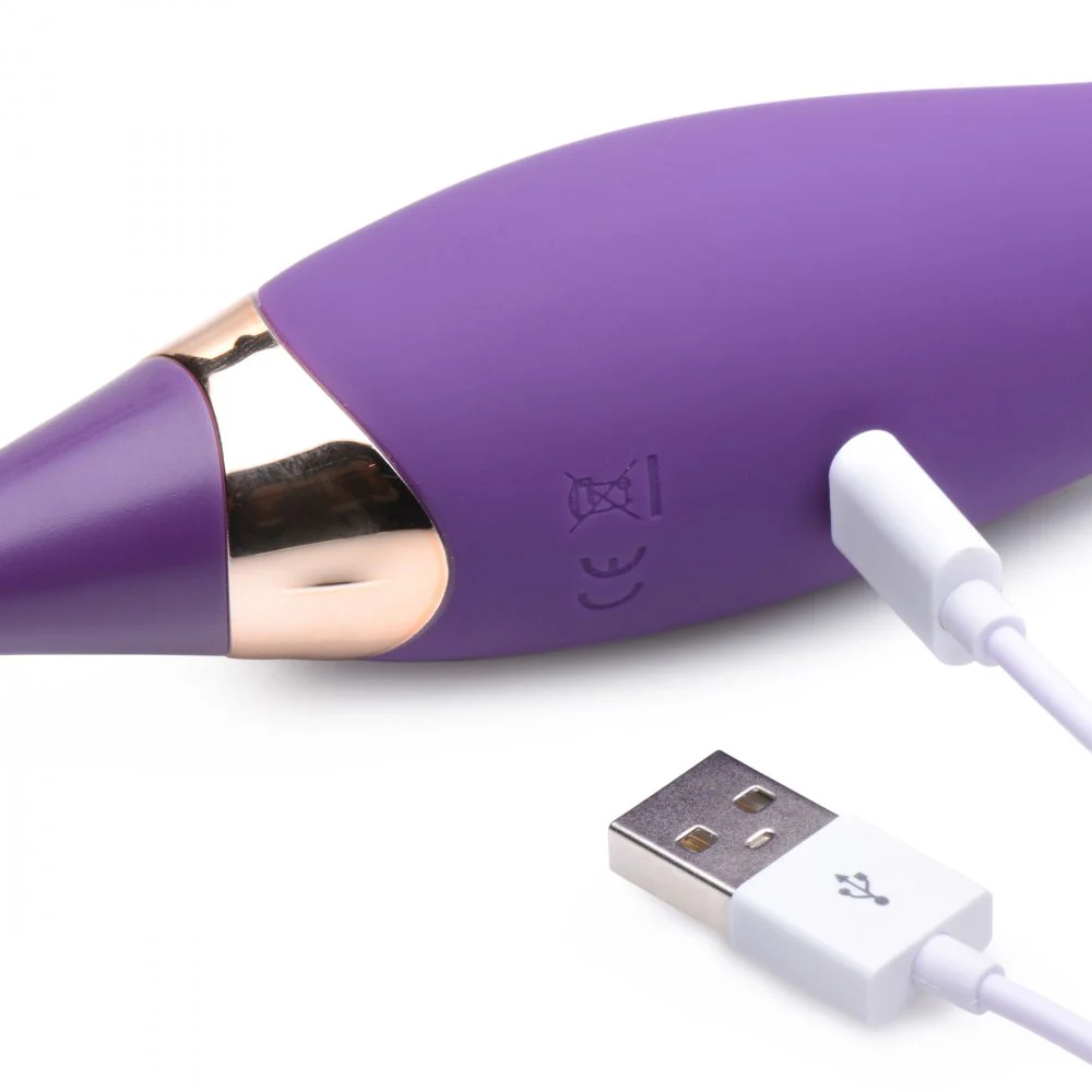 Pulsing G-spot Pinpoint Silicone Vibrator with Attachments - Image 8
