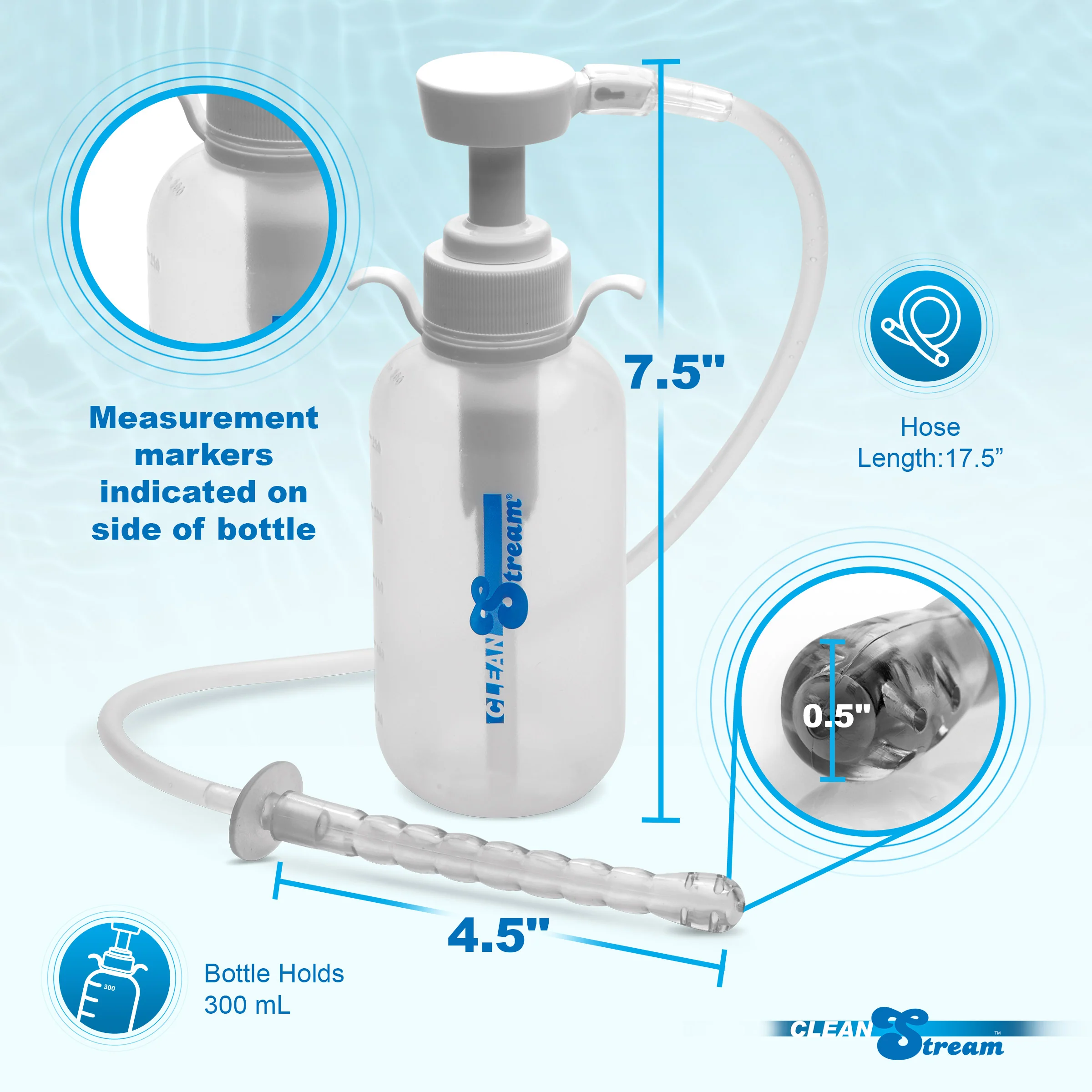 Pump Action Enema Bottle with Nozzle - Image 5