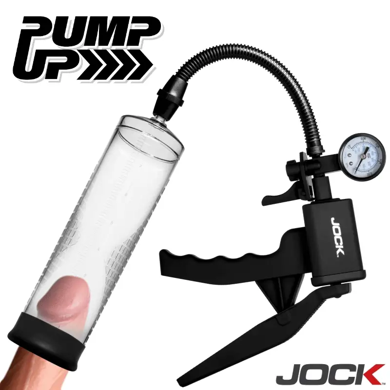 Pump Up Penis Pump with Gauge & Trigger Handle - Image 2