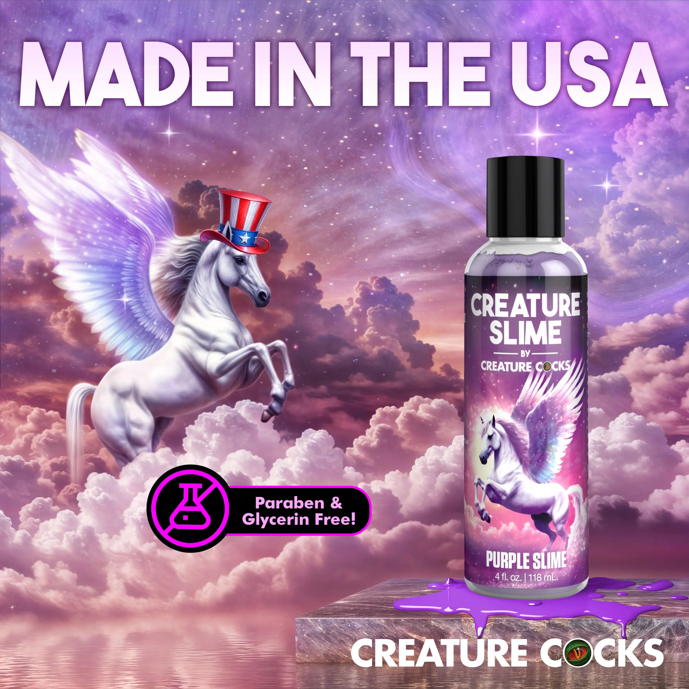 Purple Creature Slime Water-Based Lubricant - Image 5