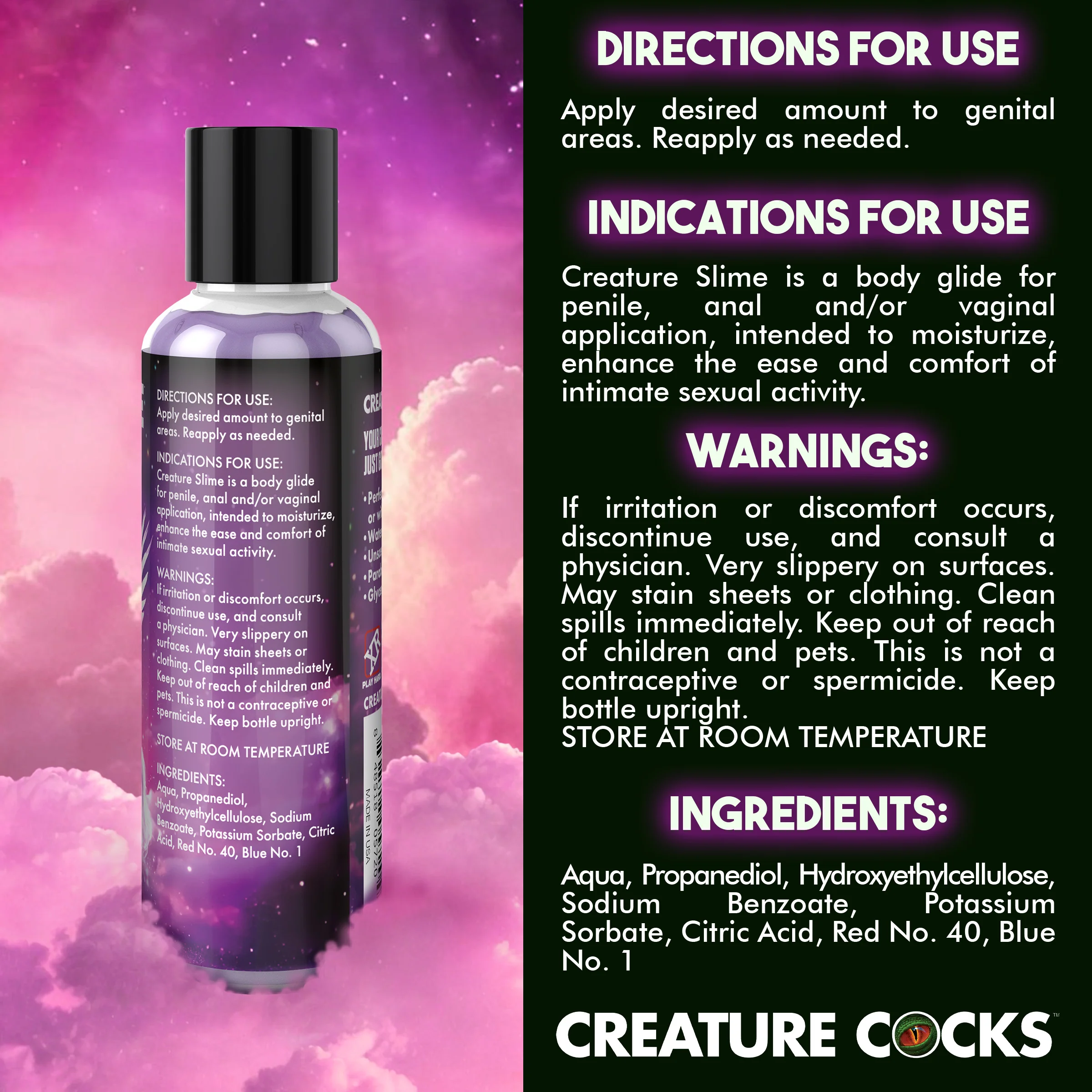 Purple Creature Slime Water-Based Lubricant - Image 6