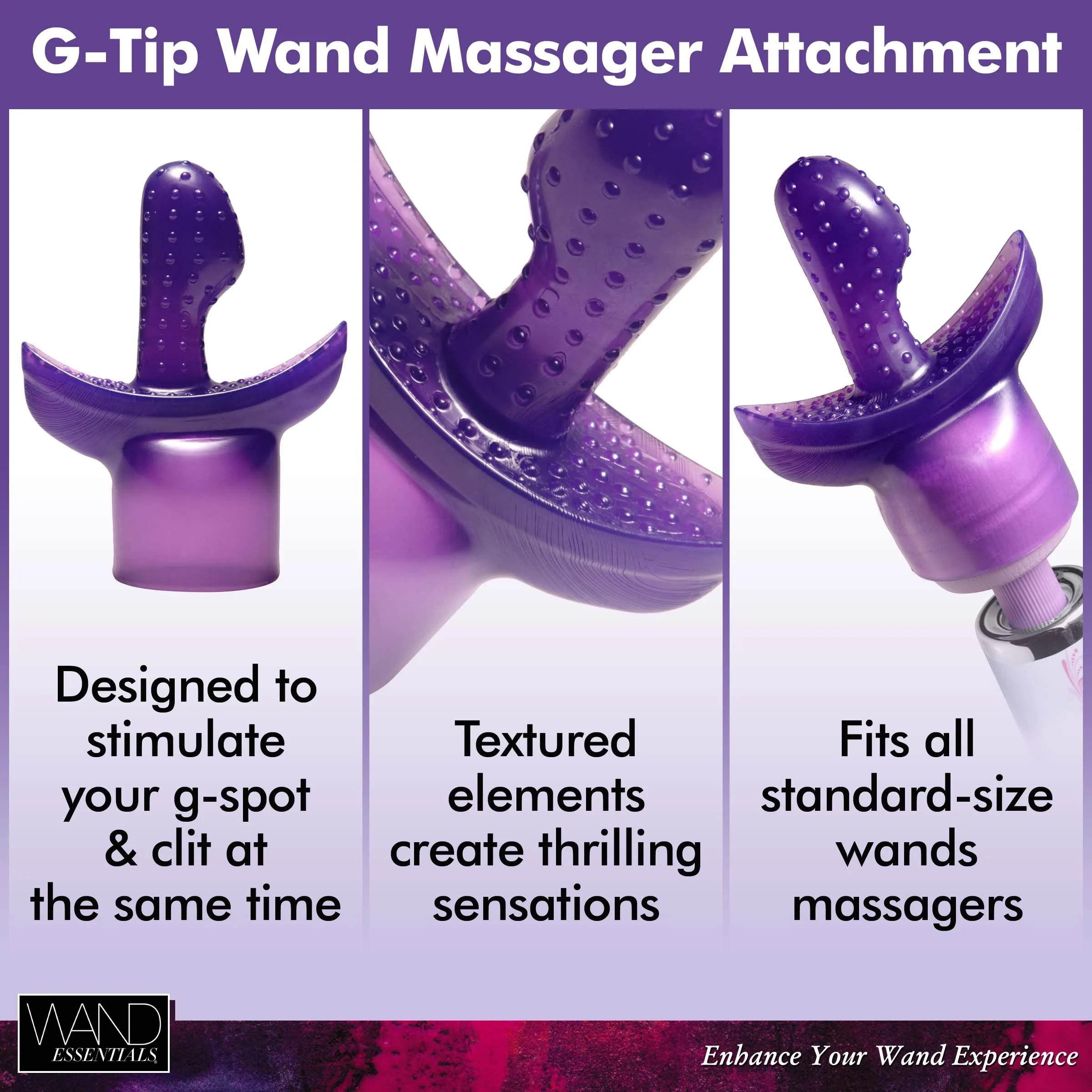 Purple G-Tip Wand Attachment - Image 2
