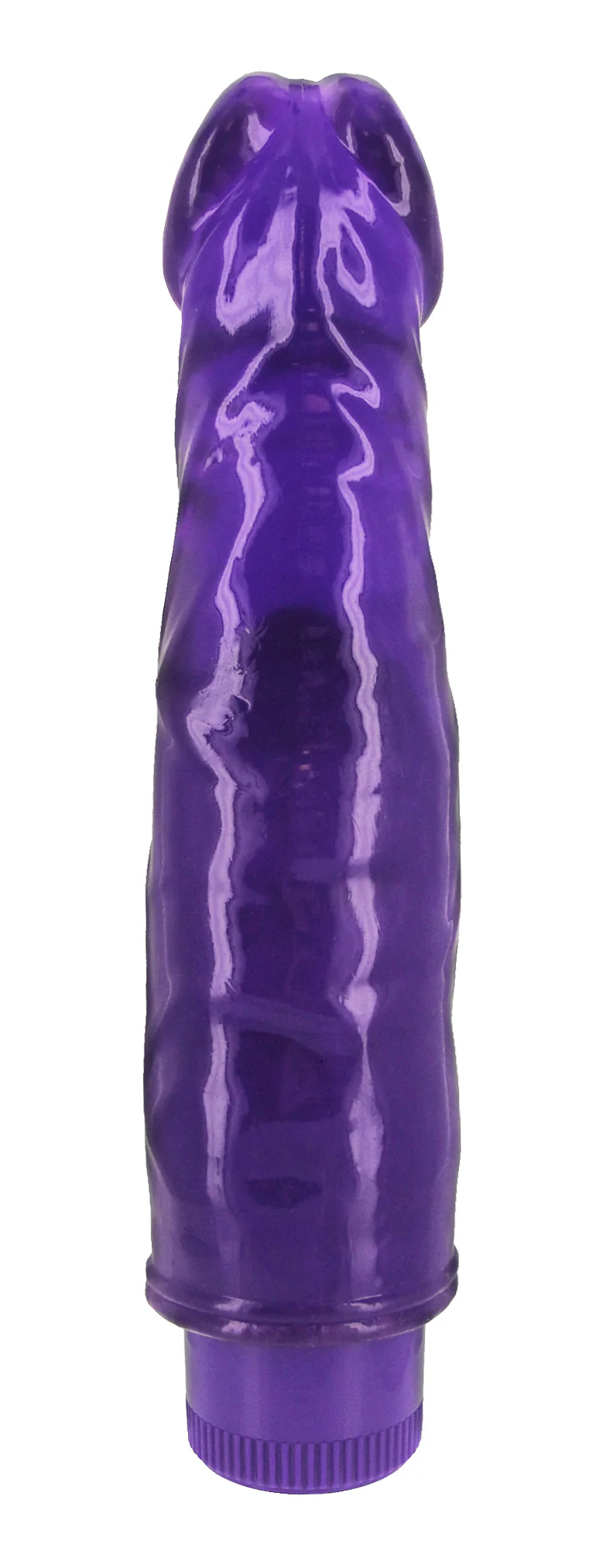 Purple Vibrating Dildo - Image 3