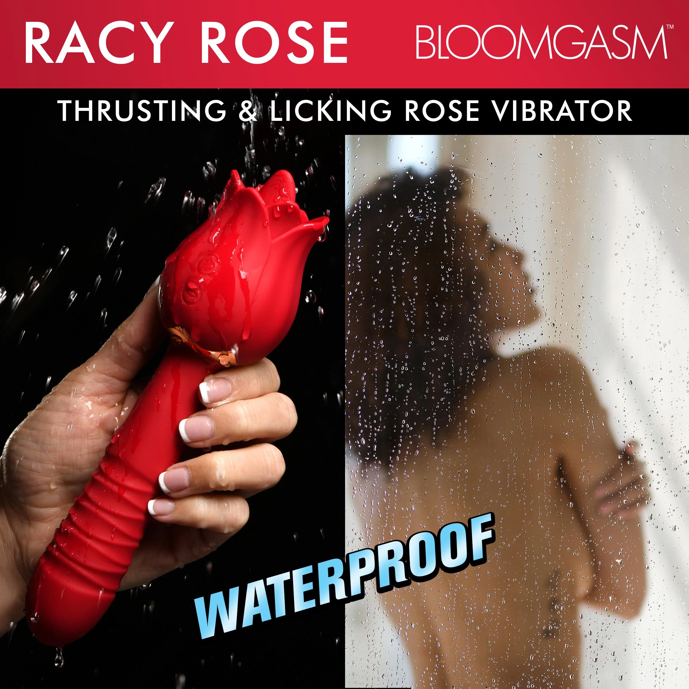 Racy Rose Thrusting and Licking Rose Vibrator - Image 6
