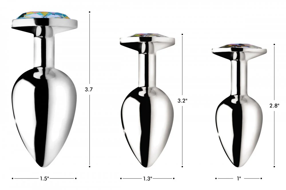 Rainbow Prism Gem Anal Plug - Image 3