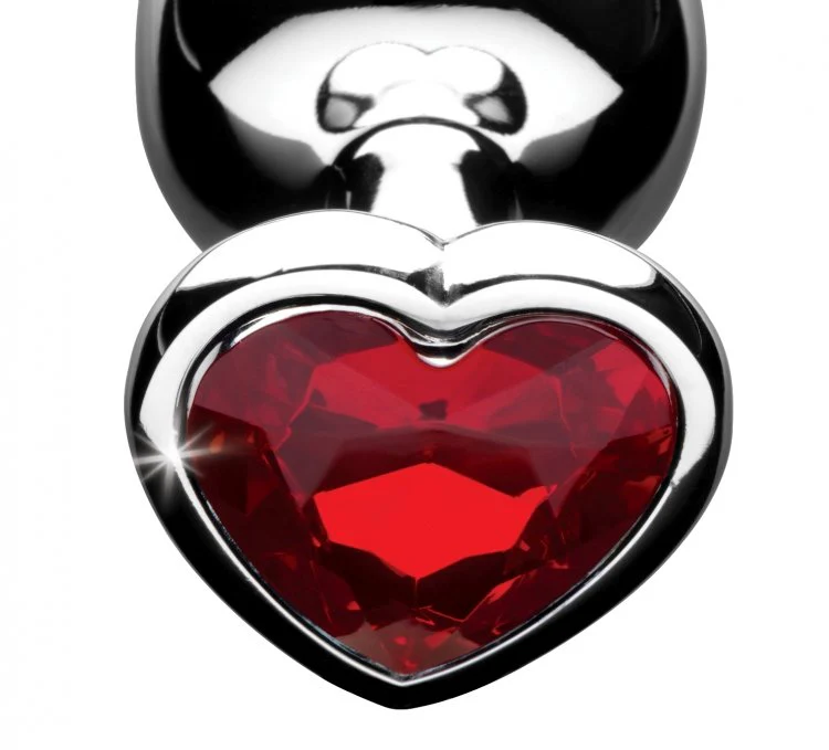 Red Heart Gem Anal Plug - Image 4