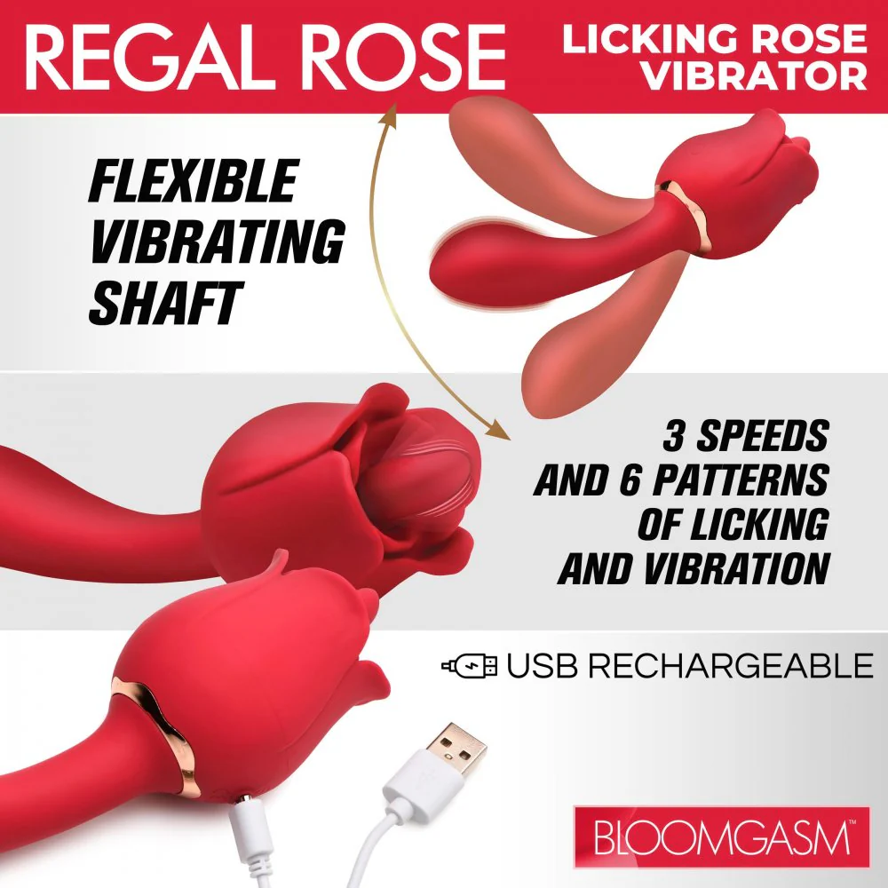 Regal Rose Licking Rose Vibrator - Image 4