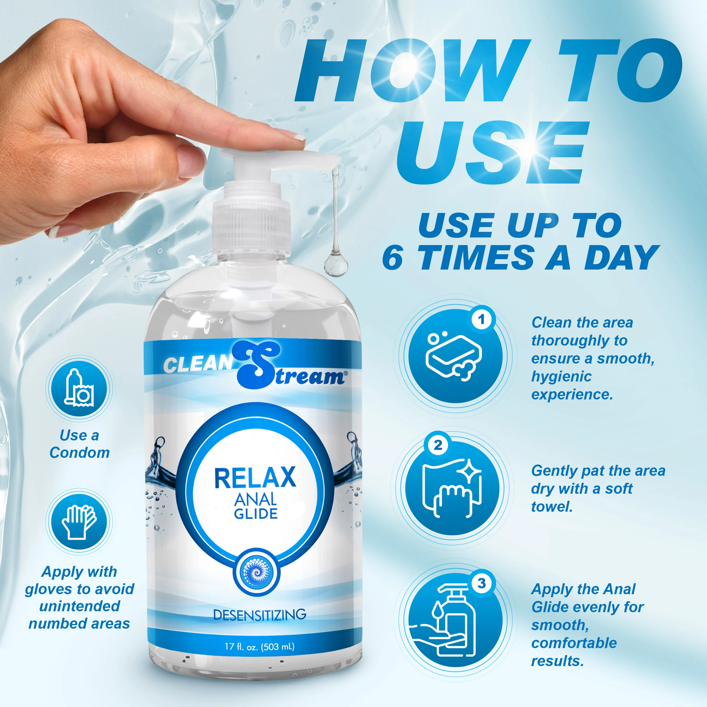 Relax Anal Lubricant (17oz) - Image 4