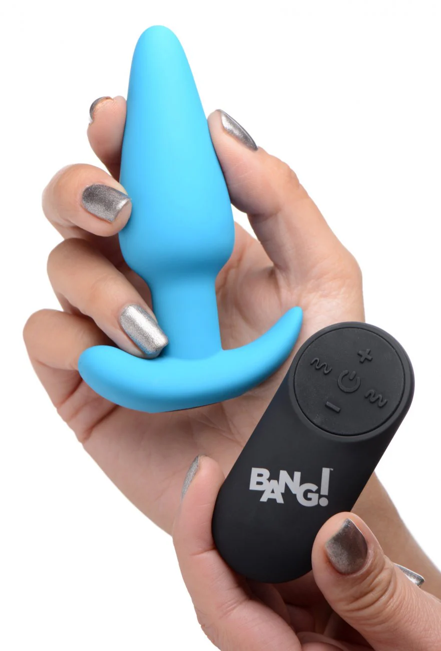 Remote Control 21X Vibrating Silicone Butt Plug - Image 3