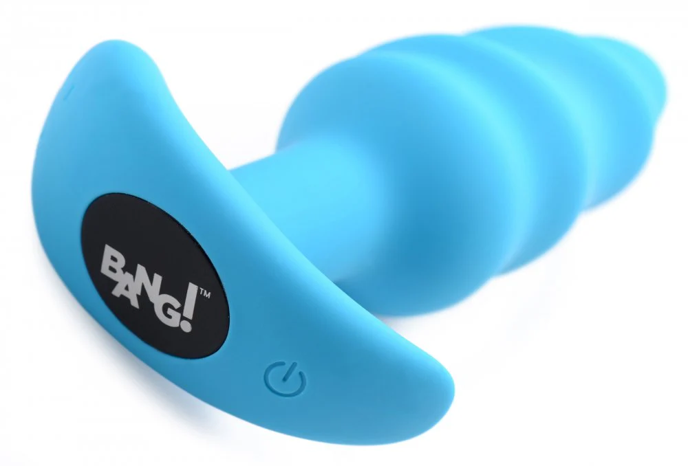 Remote Control 21X Vibrating Silicone Swirl Butt Plug - Image 7