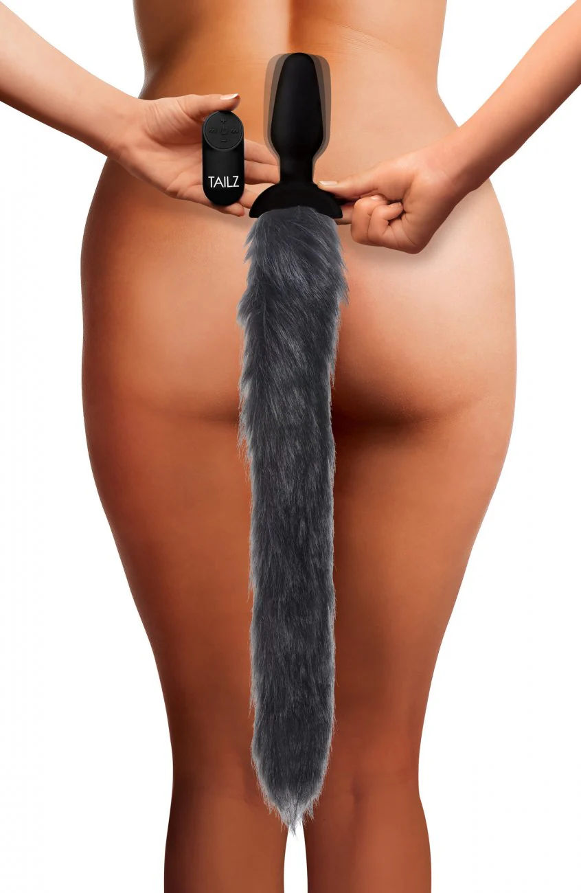 Remote Control Vibrating Fox Tail Anal Plug - Image 3