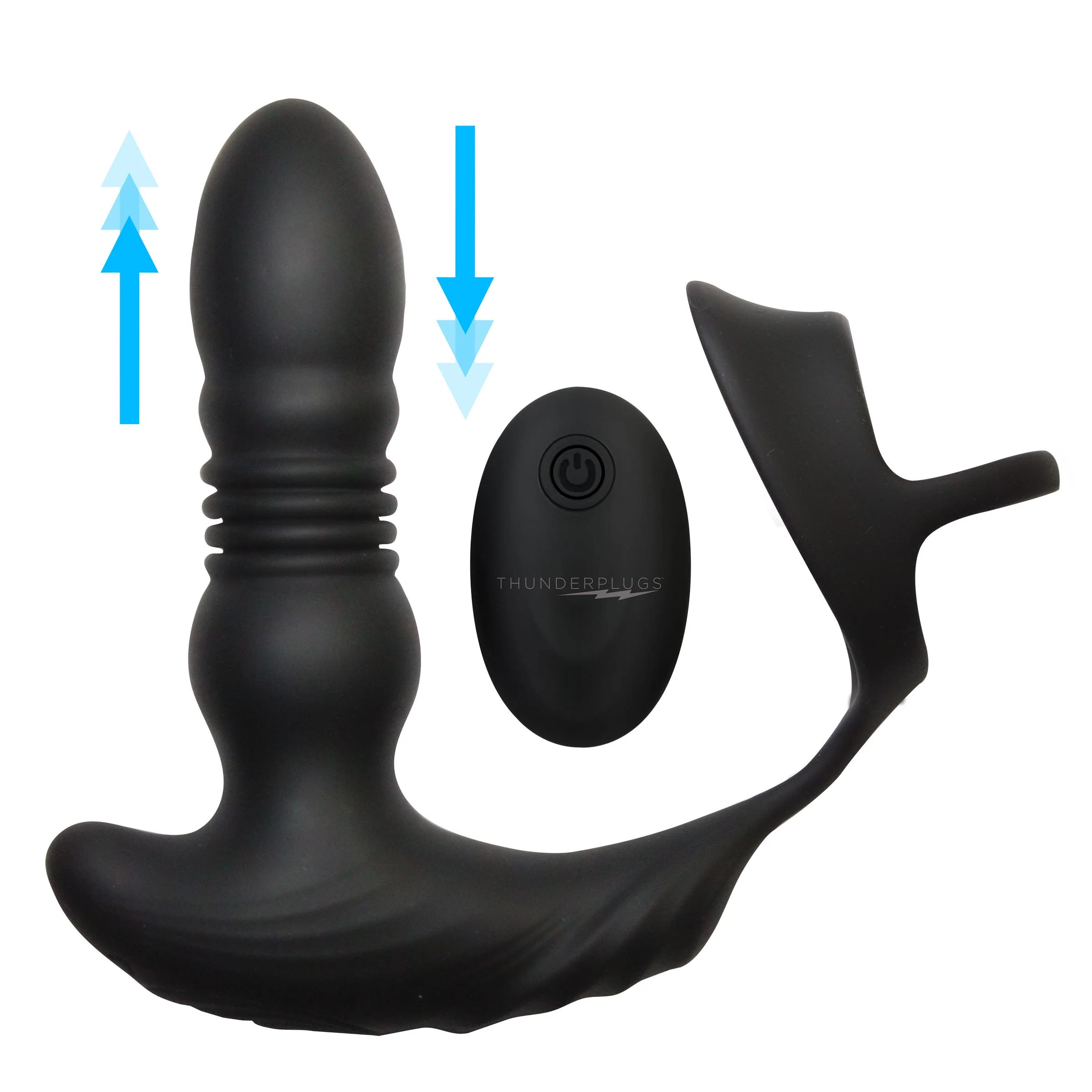 Remote Thrusting Vibrator with C&B Ring - Image 2
