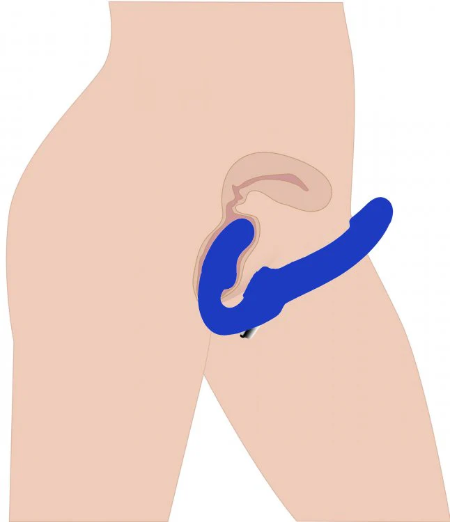 Revolver II Strapless Strap-On Dildo - Image 3