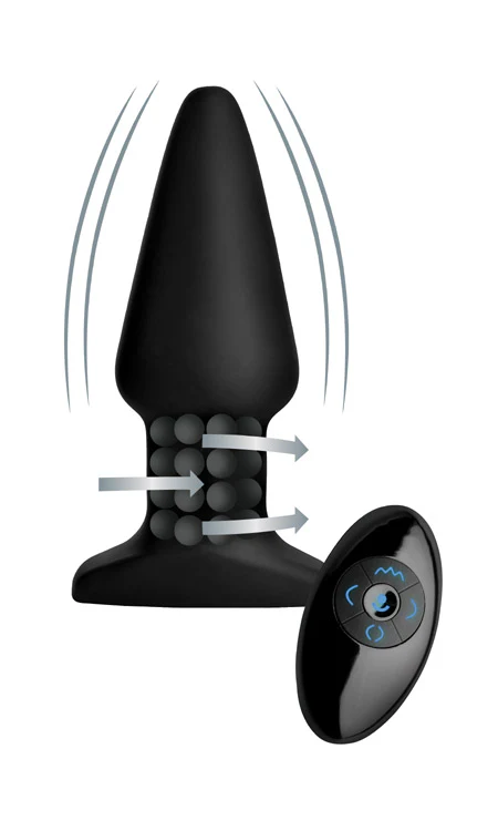 Rimmers Model R Smooth Rimming Plug with Remote - Image 3