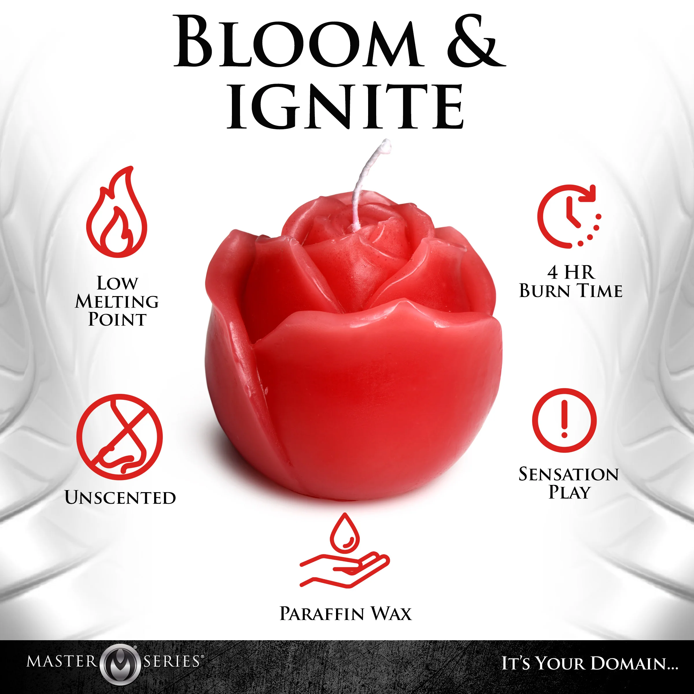 Rose Drip Candle - Image 5