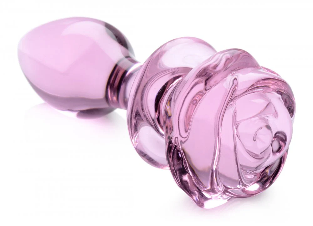 Rose Glass Butt Plug - Image 2