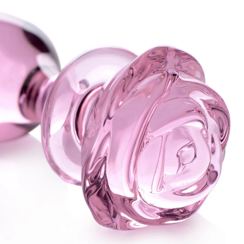Rose Glass Butt Plug - Image 3