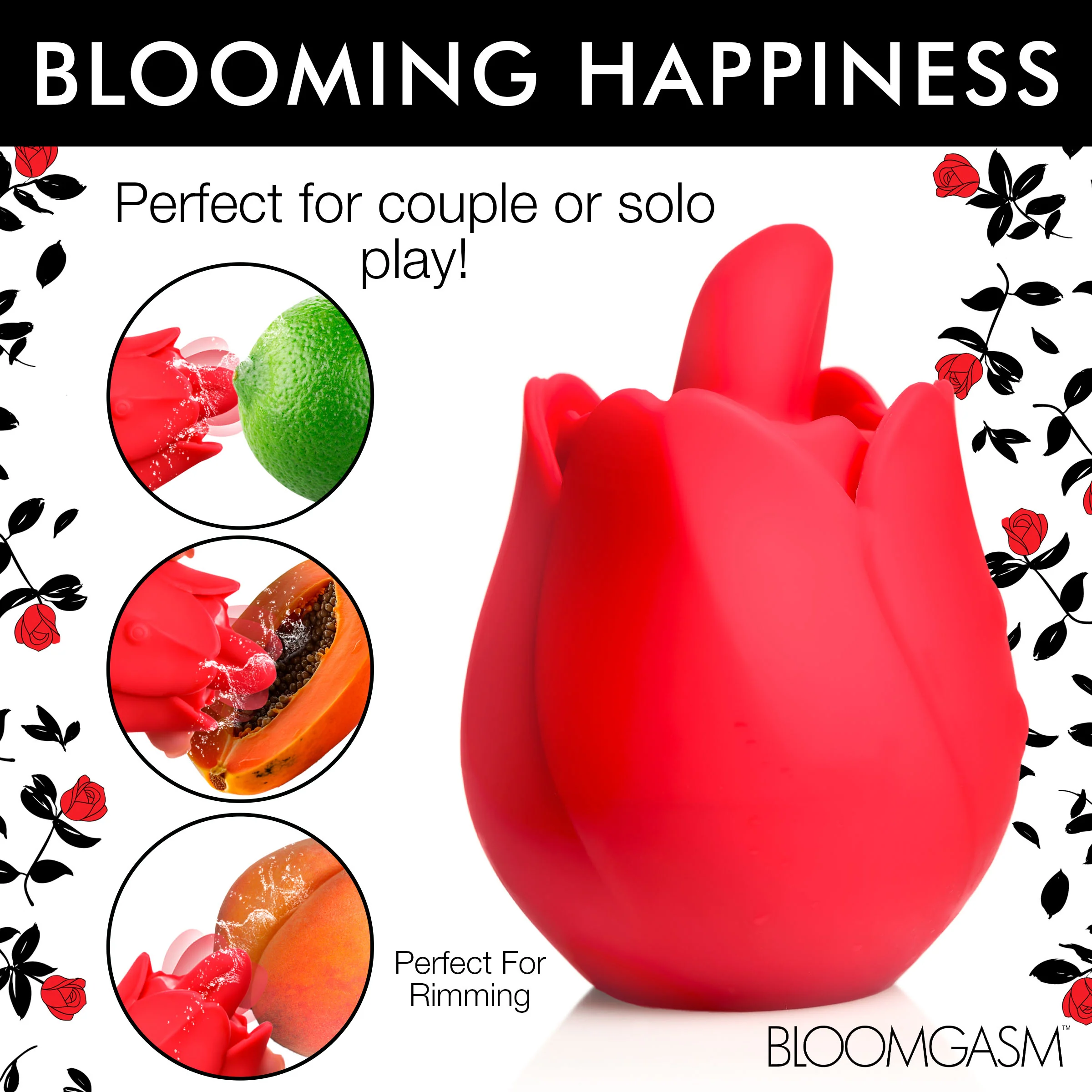 Rose Kisser Licking and Vibrating Digital Clitoral Stimulator - Image 4