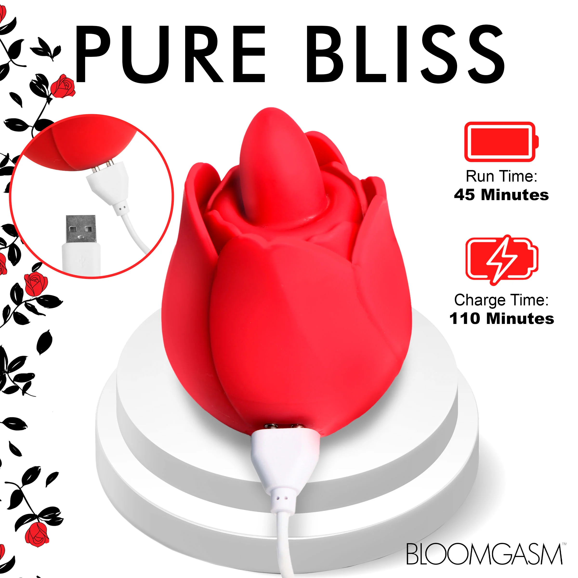 Rose Kisser Licking and Vibrating Digital Clitoral Stimulator - Image 8