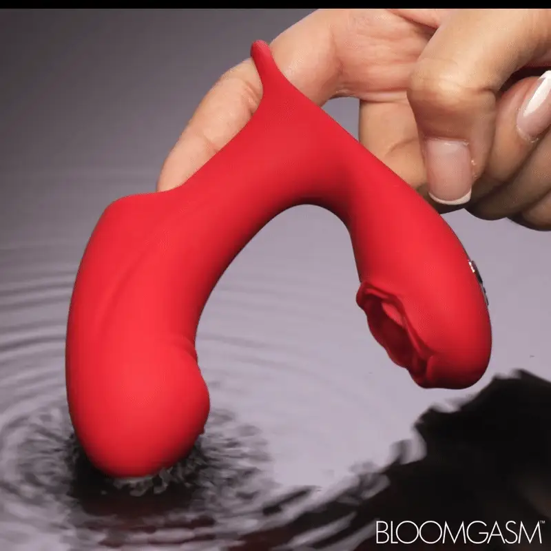 Rose Touch Pulsing Silicone Finger Vibrator - Image 3