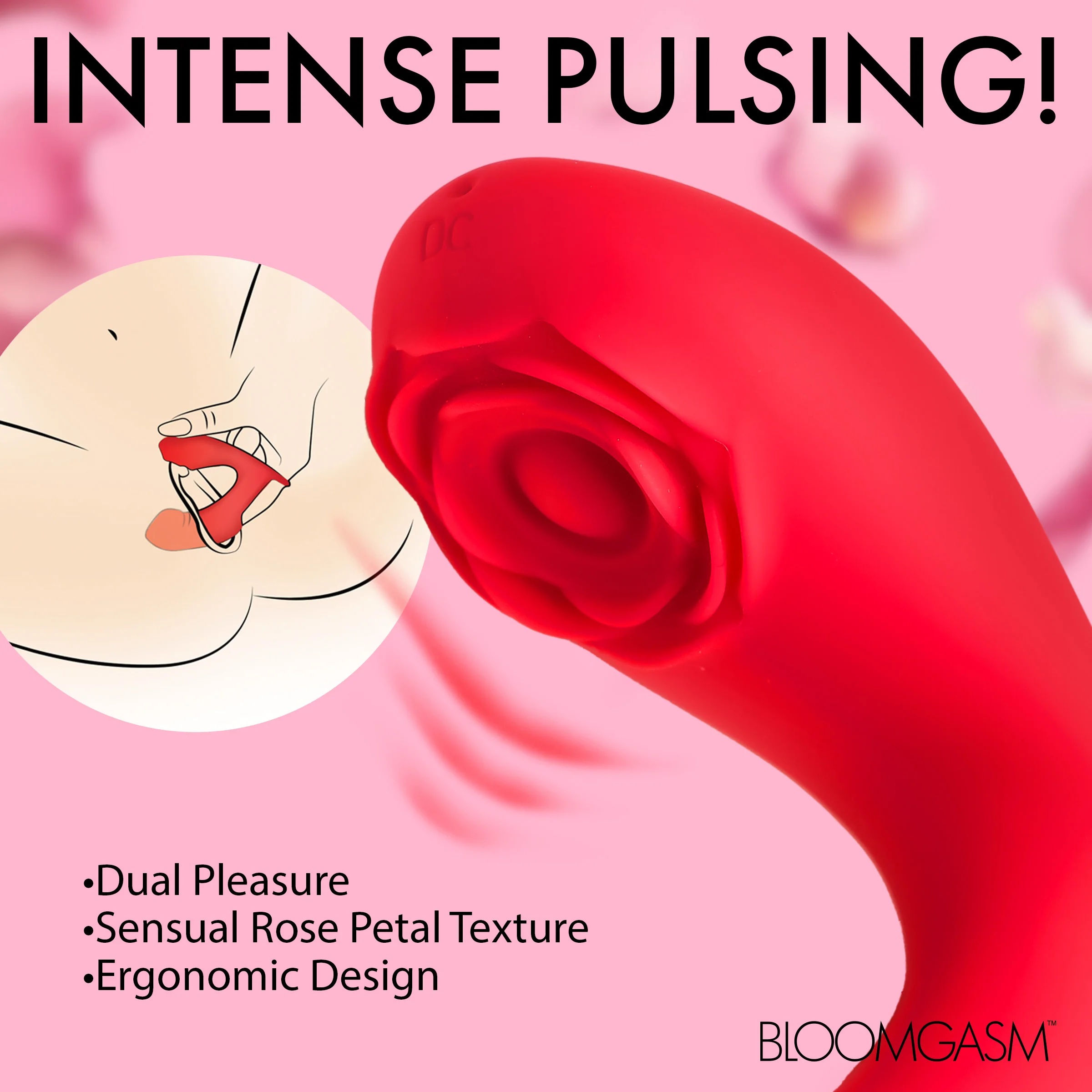 Rose Touch Pulsing Silicone Finger Vibrator - Image 5