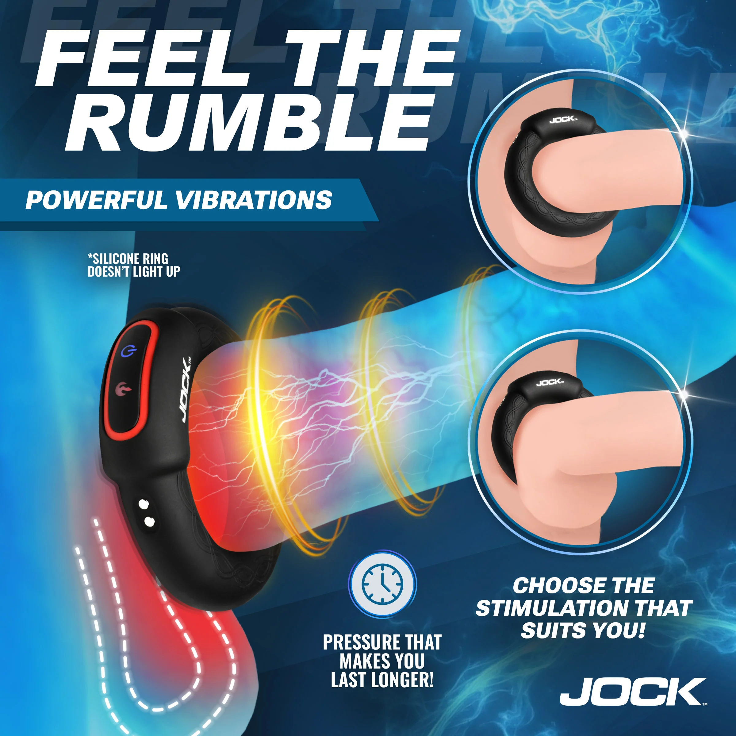 Rumbler Vibrating & Warming C-Ring - Image 4