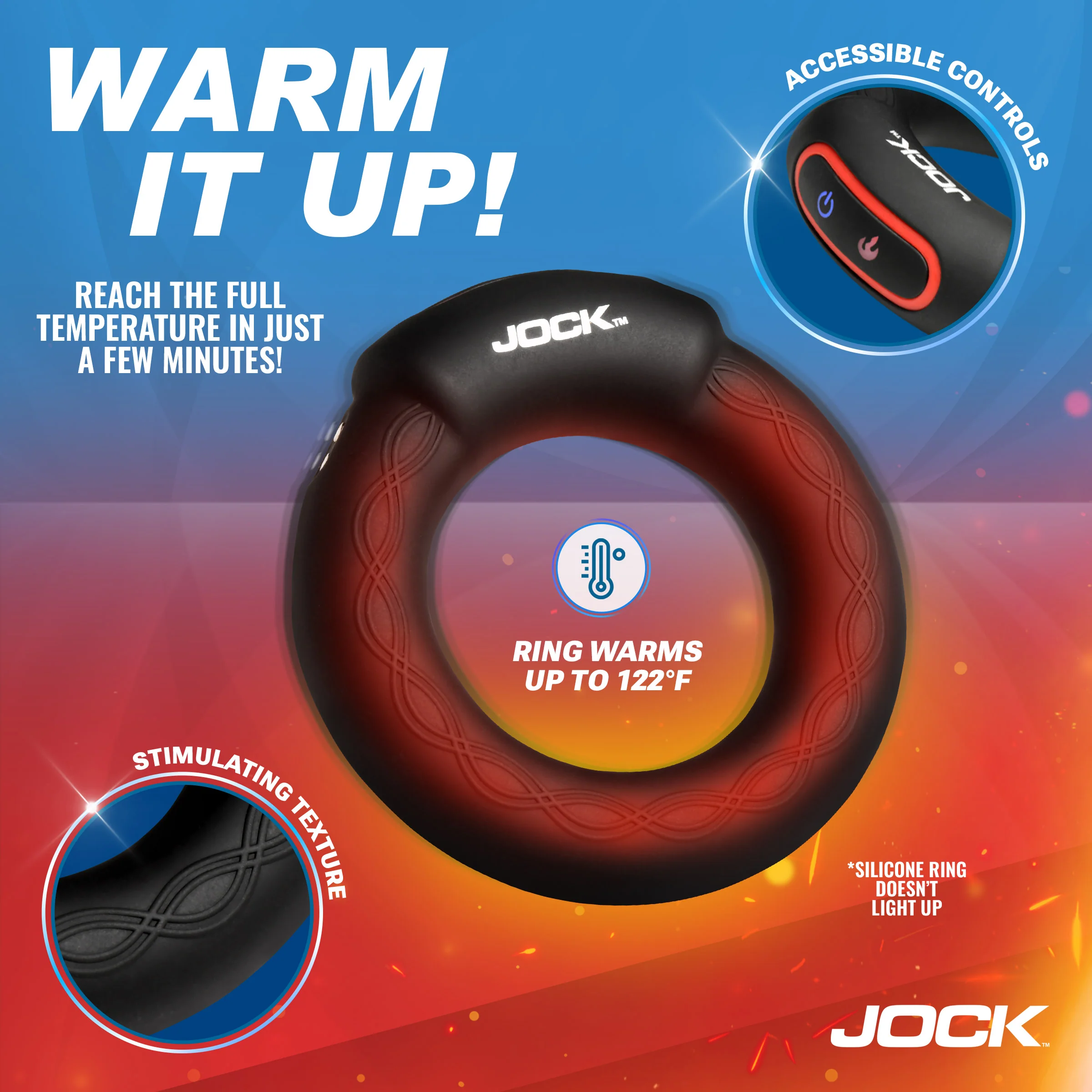 Rumbler Vibrating & Warming C-Ring - Image 5