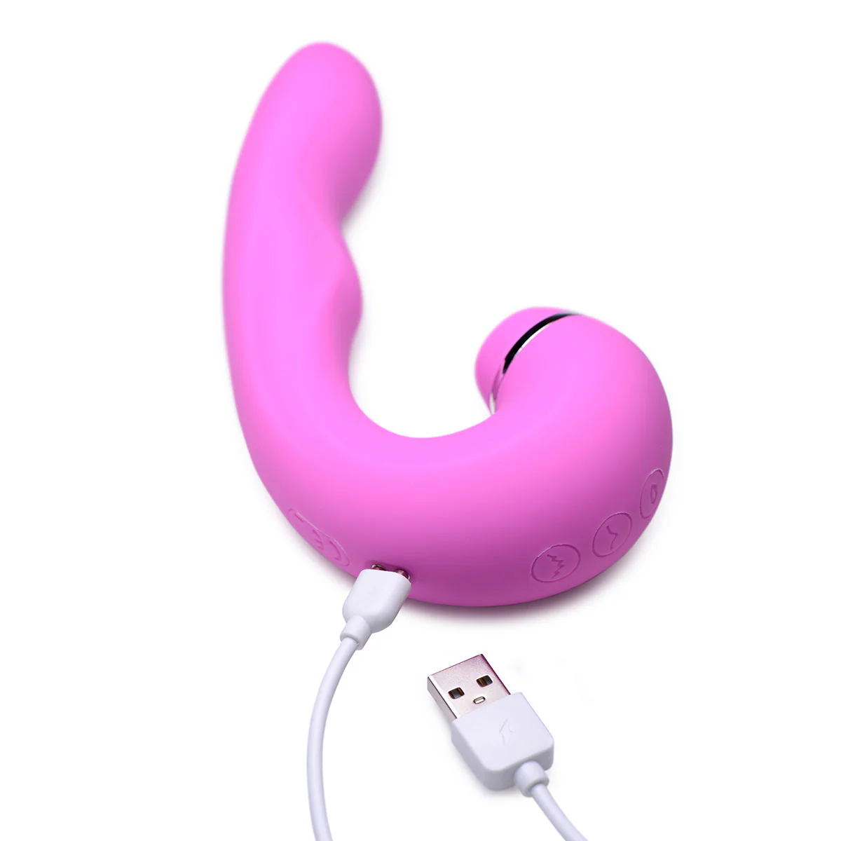 Shegasm 5 Star 10X Tapping G-Spot Silicone Vibrator with Suction - Image 6
