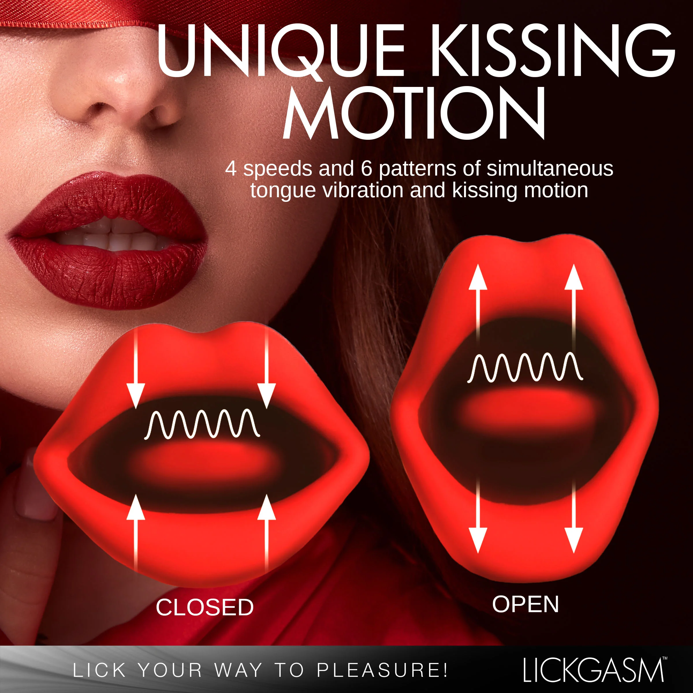 Silicone Mini Kissing & Vibrating Clitoral Stimulator - Image 3